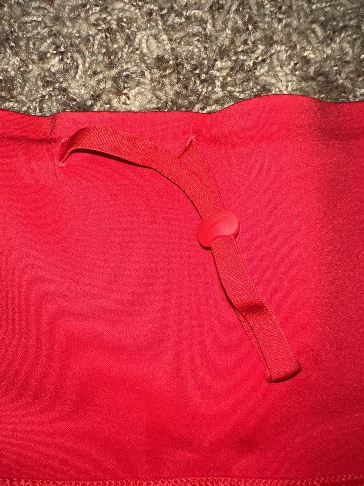 Nike Nike Go Women’s Firm-Support High-Waisted 8" Biker Red Plus Size Shorts Size 42" / US 20 - 6 Thumbnail