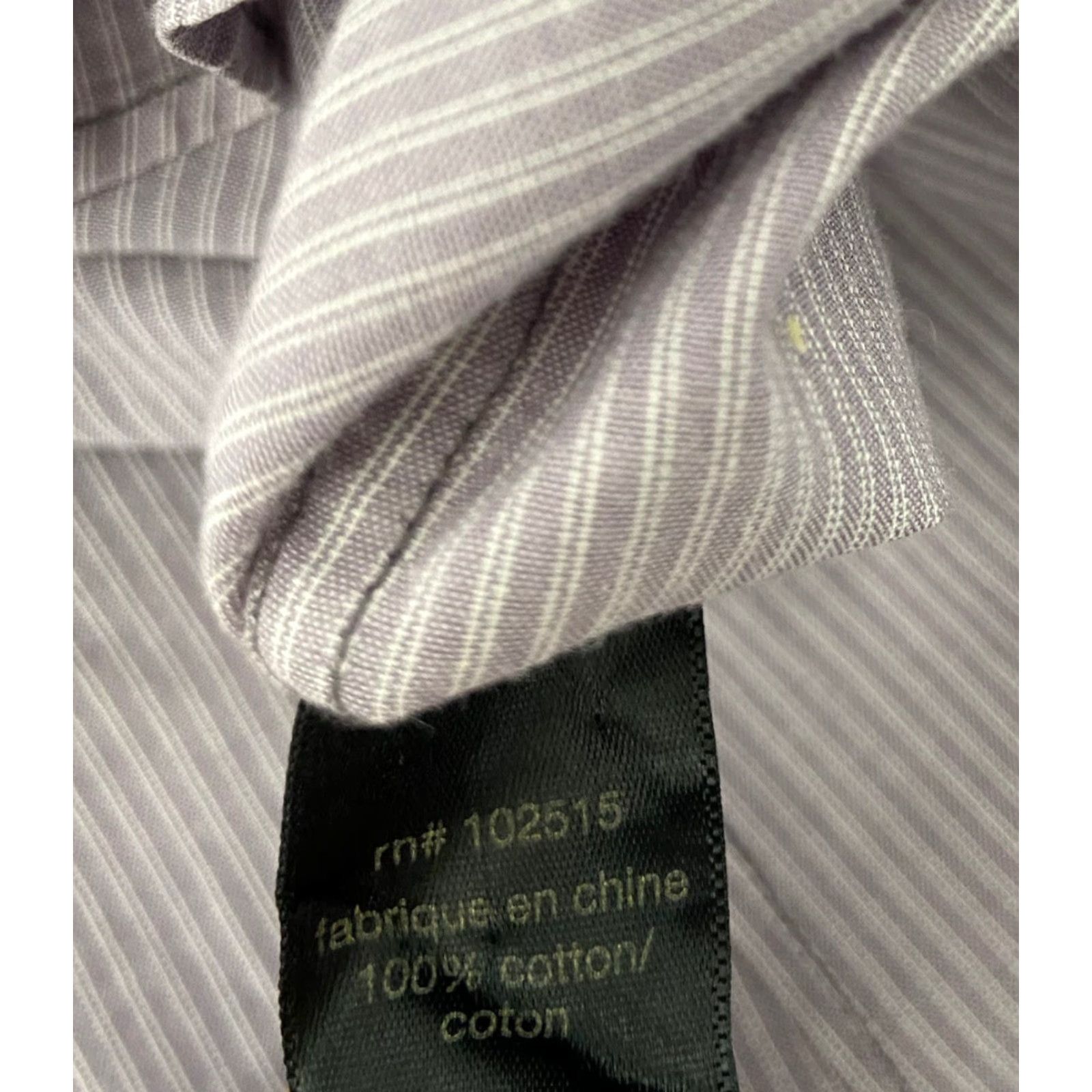 John Varvatos John Varvatos Shirt Adult Small Purple Striped Button-Up Long Sleeve Cotton Mens S Size US S / EU 44-46 / 1 - 6 Thumbnail