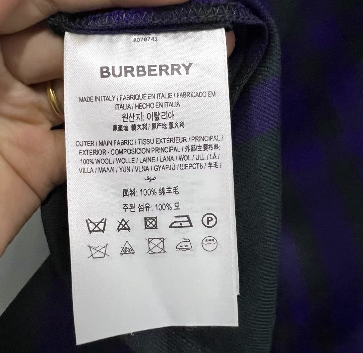 Burberry Burberry Check Printed Collared Long-sleeve Dress J41 Size XXS / US 00 / IT 34 - 3 Thumbnail