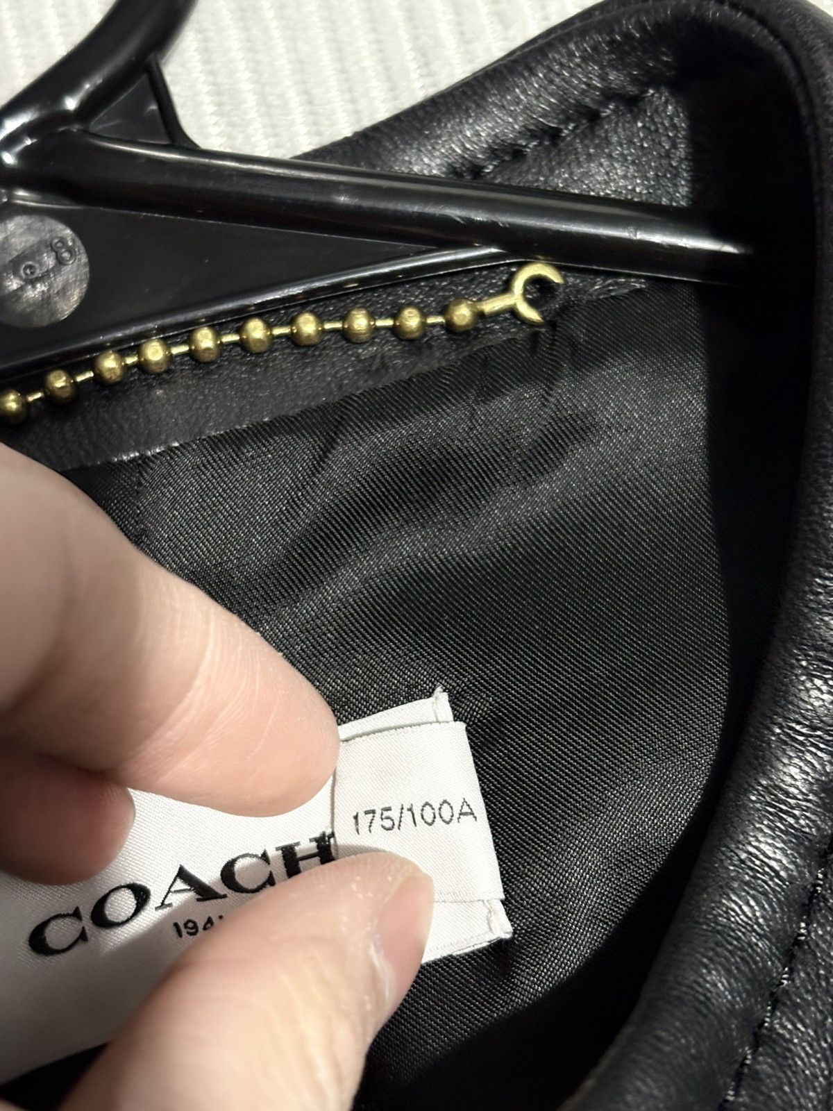 Coach 48 Coach Lambskin leather jacket 5 zip motorcycle biker vtg Size US M / EU 48-50 / 2 - 10 Thumbnail