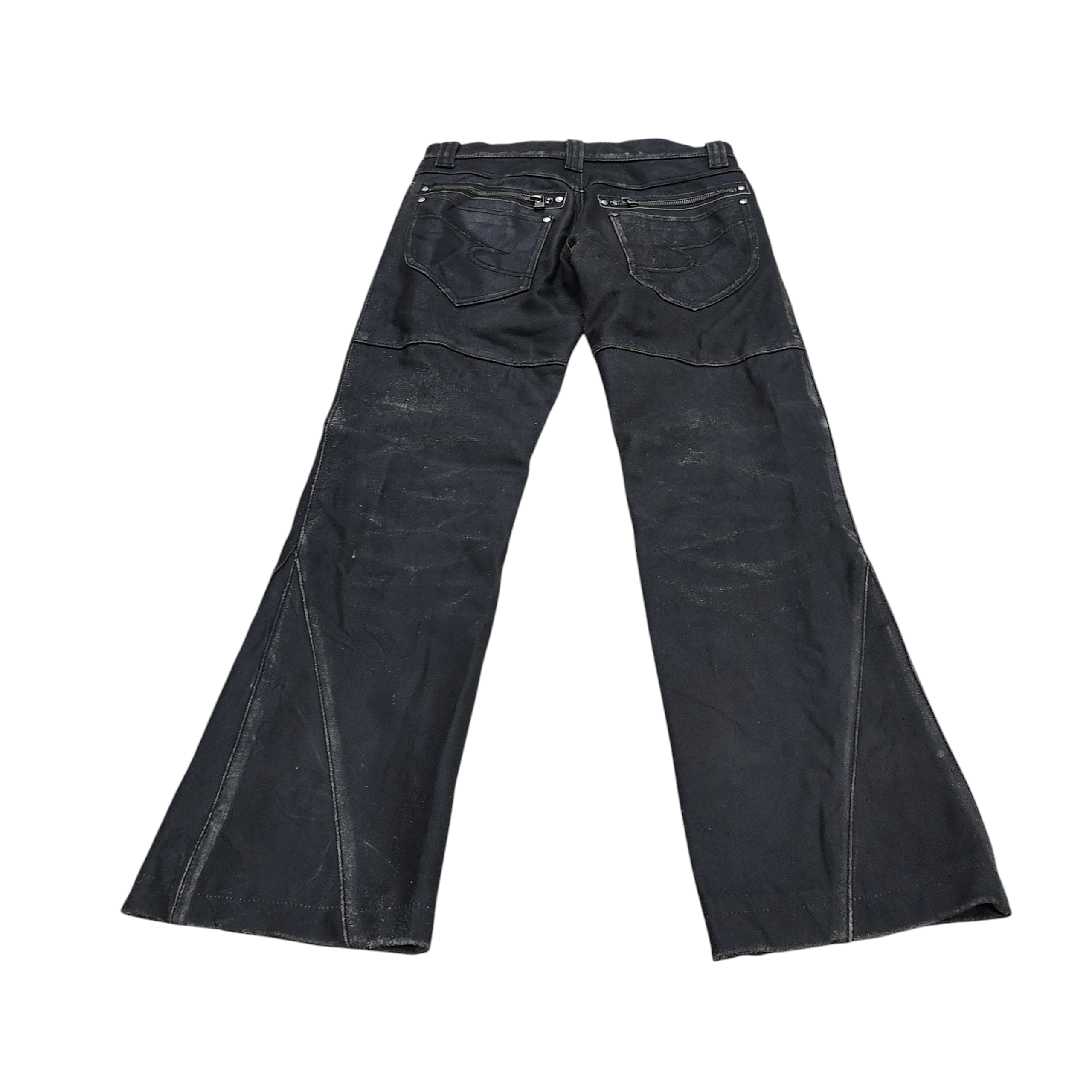semanticdesign Semantic Design Studded Bikers Cowhide Leather Pants Size US 28 / EU 44 - 14 Thumbnail