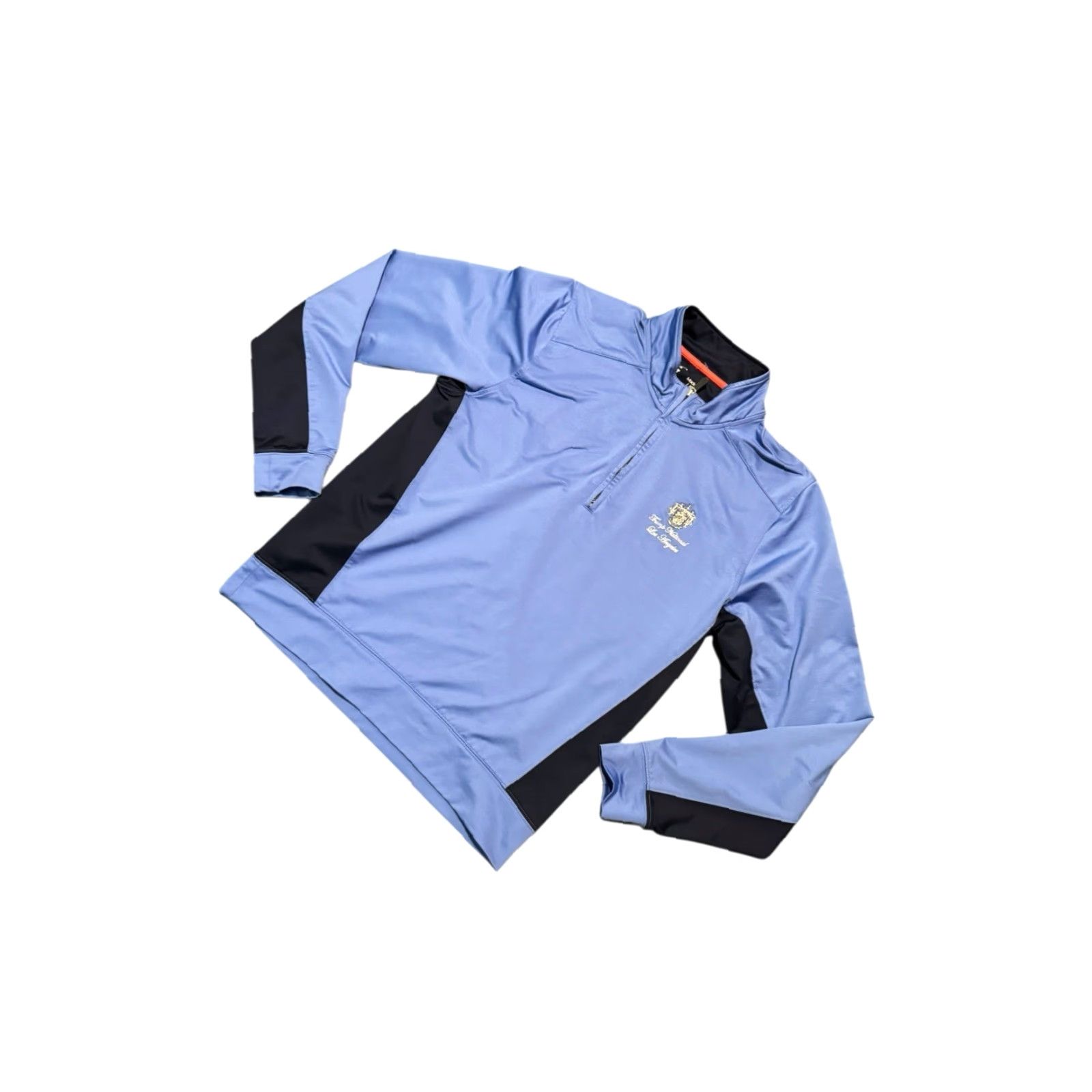 Vintage F&G Tech Trump National LA Pullover Mens Blue 1/2 Zip Golf Performance Stretch M - Regular, Breathable, Lightweight, Standout Golf Apparel Size US M / EU 48-50 / 2 - 4 Thumbnail