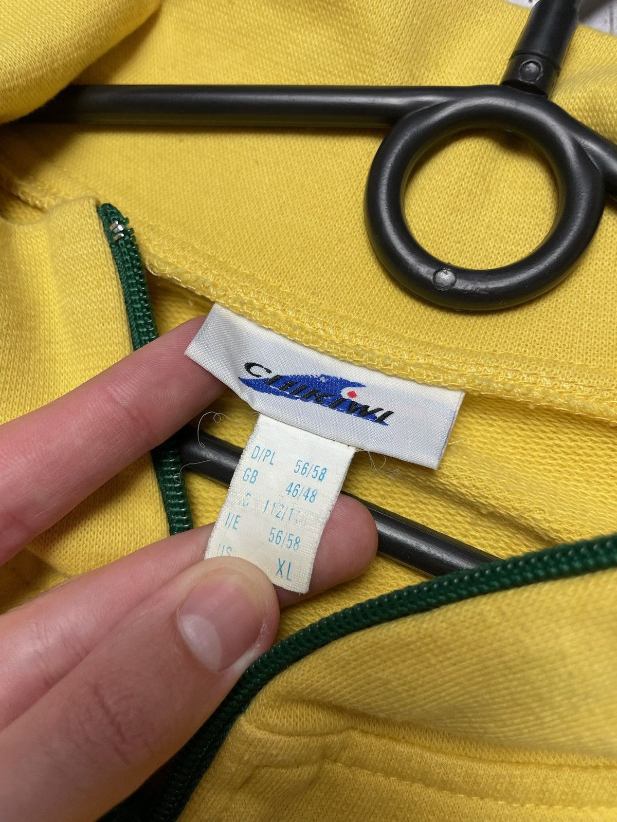 Vintage Vintage Yellow Jamaica jacket big logo rare size XL Size US XL / EU 56 / 4 - 3 Thumbnail
