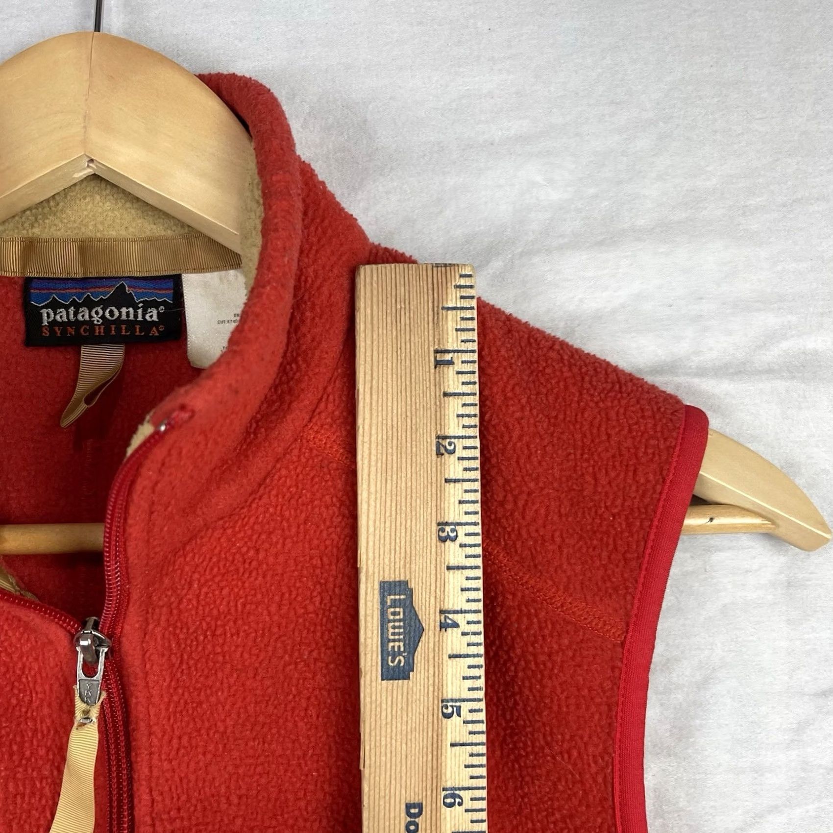 Patagonia VINTAGE Patagonia Synchilla Vest Womens Medium Red Full Zip Fleece Outdoors Size M / US 6-8 / IT 42-44 - 6 Thumbnail