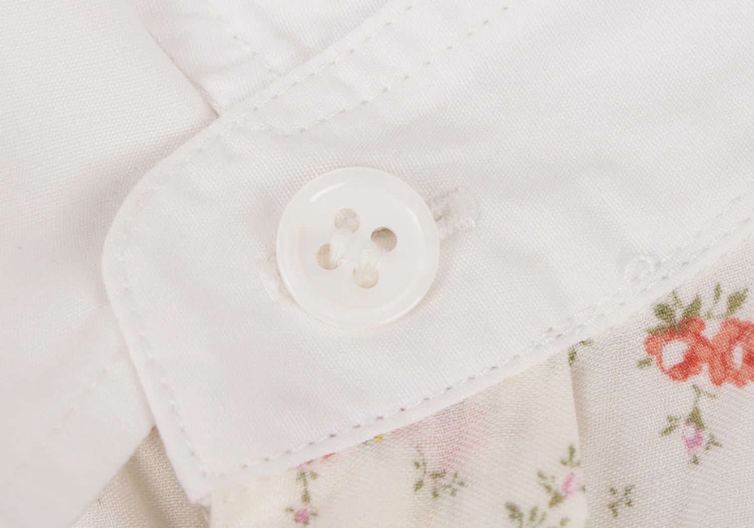 Yohji Yamamoto YOHJI YAMAMOTO Cotton Flower Shirt White 3 Size US S / EU 44-46 / 1 - 5 Thumbnail