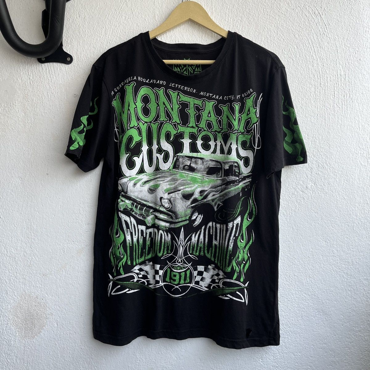 Other MONTANA CUSTOM FREEDOM MACHINE RACING PRINTED TSHIRT Size US M / EU 48-50 / 2 - 1 Thumbnail