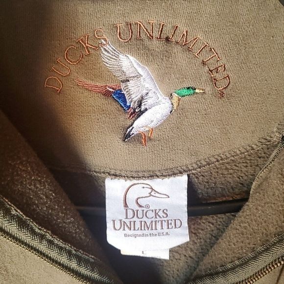 Other Ducks Unlimited Vintage Embroidered 1/4 zip with Pocket Pull Size US L / EU 52-54 / 3 - 4 Thumbnail