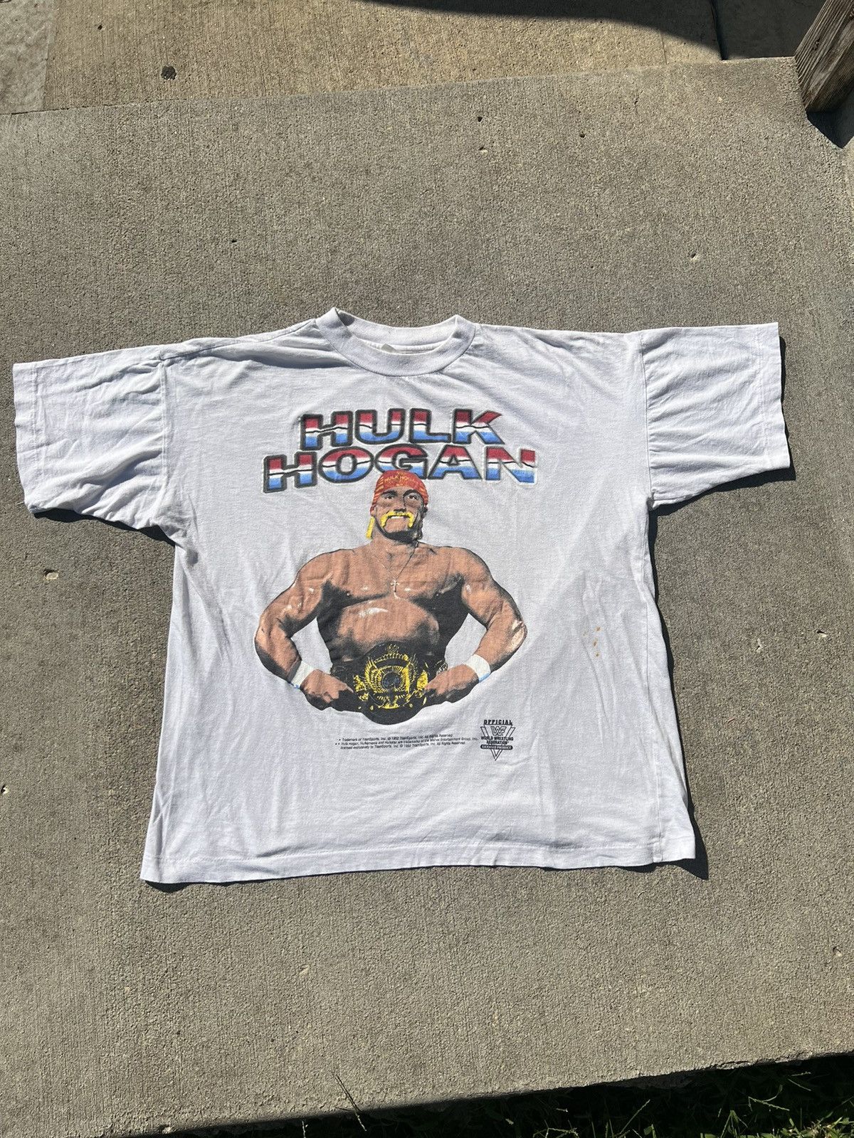 RARE Vintage 1990's Hulk Hogan cheapest WWF Wrestling Graphic T-Shirt