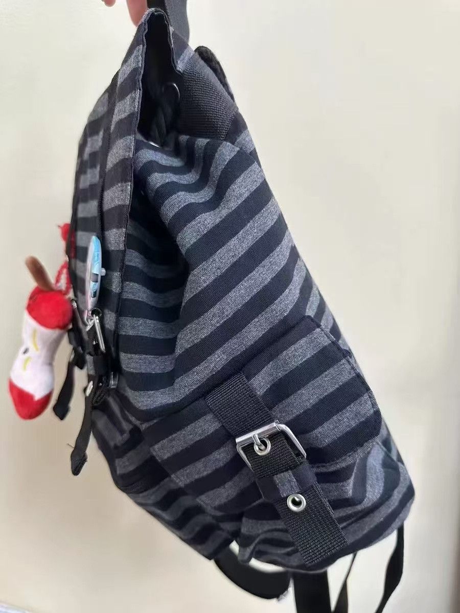 The Unbranded Brand New Stripe Casual Drawstring Bag Size ONE SIZE - 4 Thumbnail