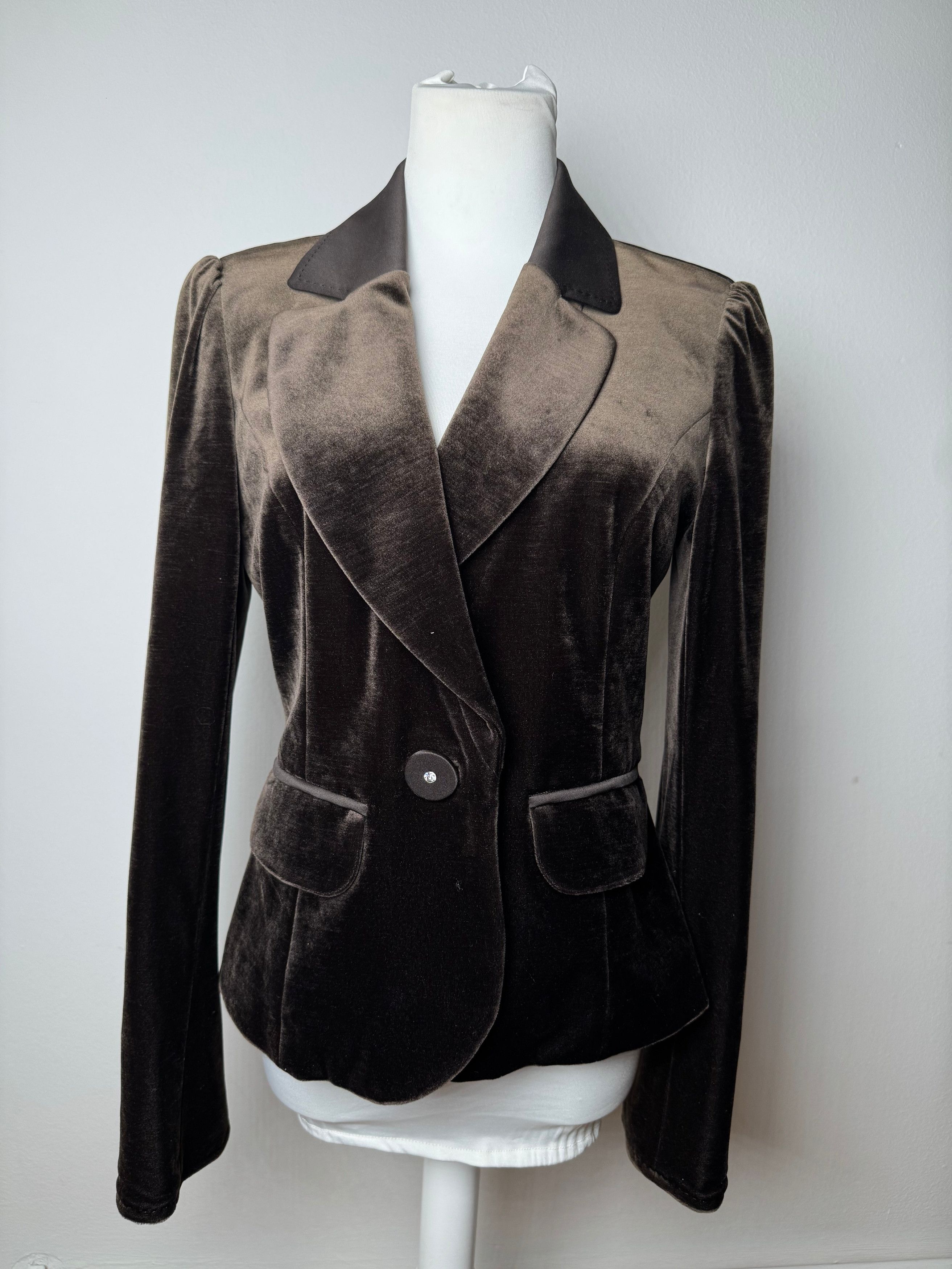 Courreges Vintage Velvet Blazer brown 40/L Size L / US 10 / IT 46 - 1 Thumbnail