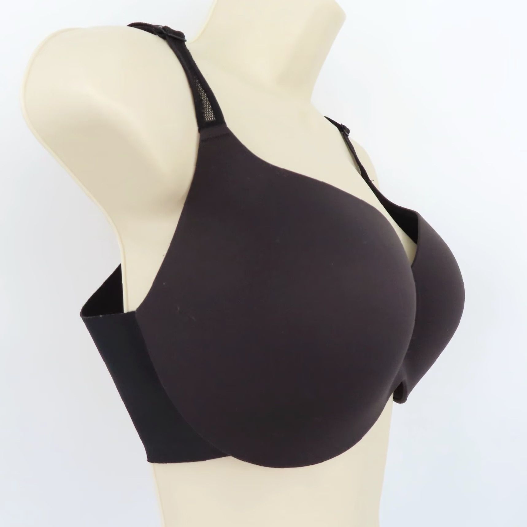 Vintage Maidenform Bra 36D DM0070 Dreamwire Back Smoothing Underwire Solid Black Women Size ONE SIZE - 2 Thumbnail