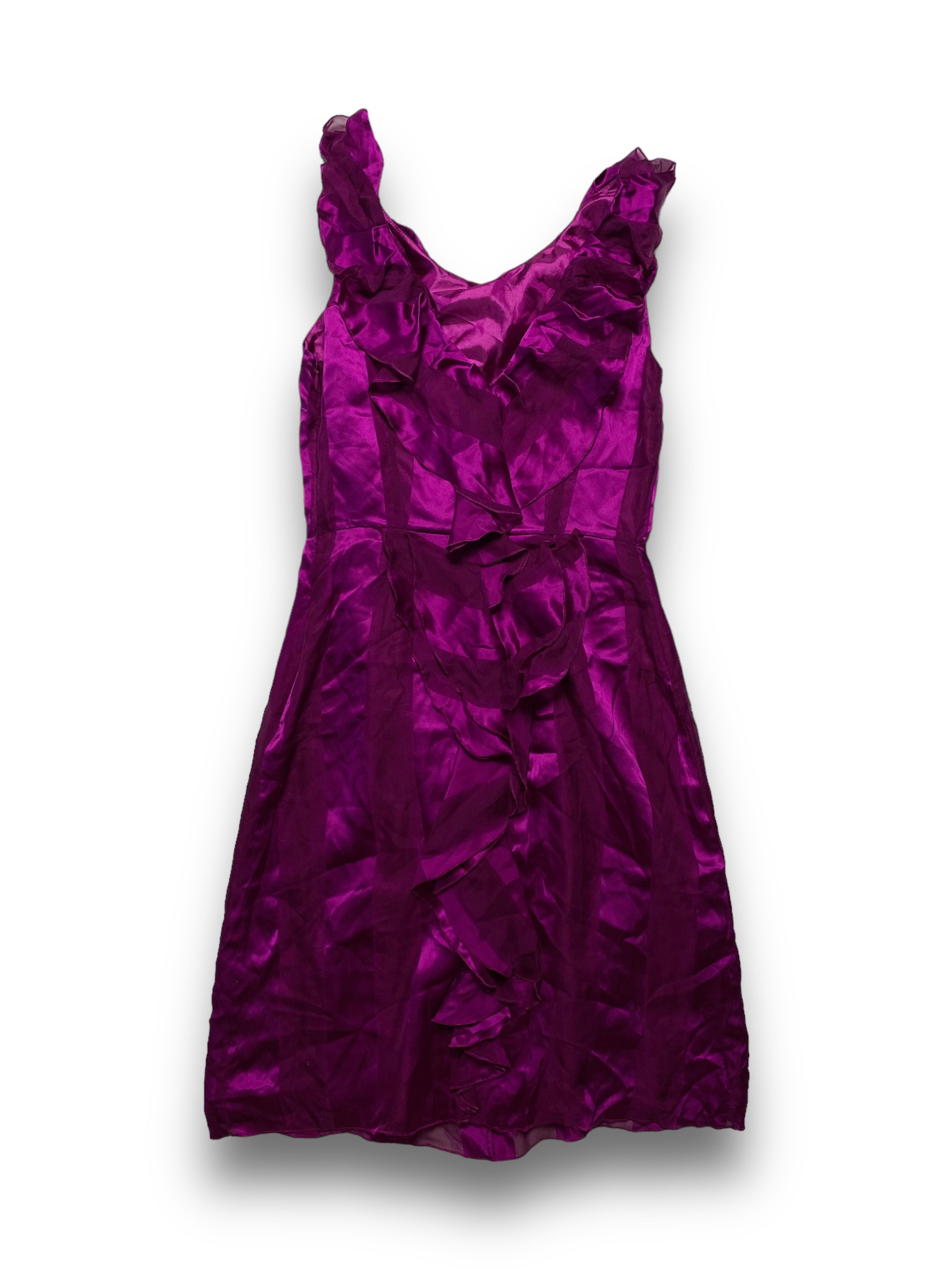 Moschino × Vintage Moschino luxury premium silk purple dress Size M / US 6-8 / IT 42-44 - 1 Thumbnail