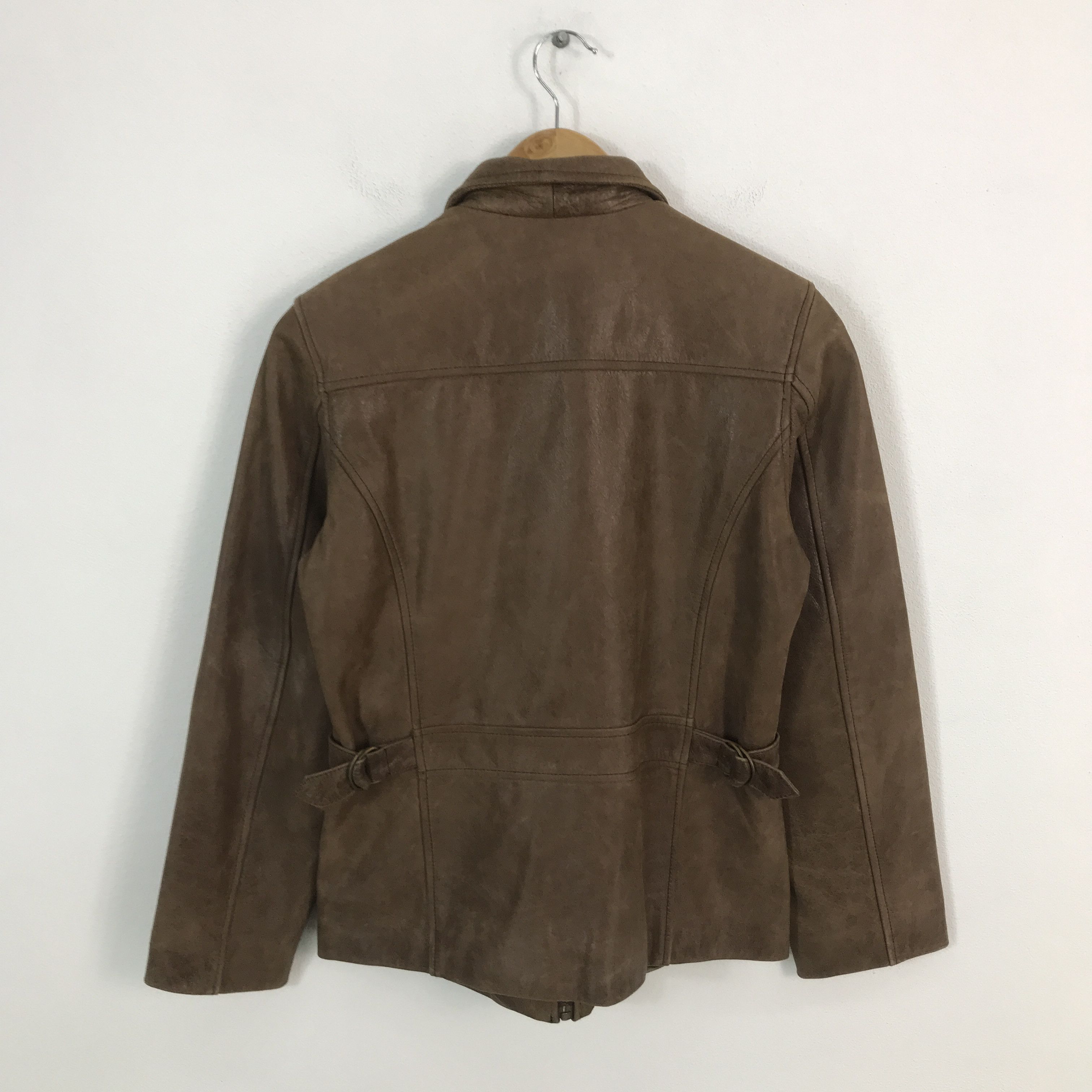 Japanese Brand × Vintage 2000s japanese brand design leather style jacket Size US S / EU 44-46 / 1 - 2 Thumbnail
