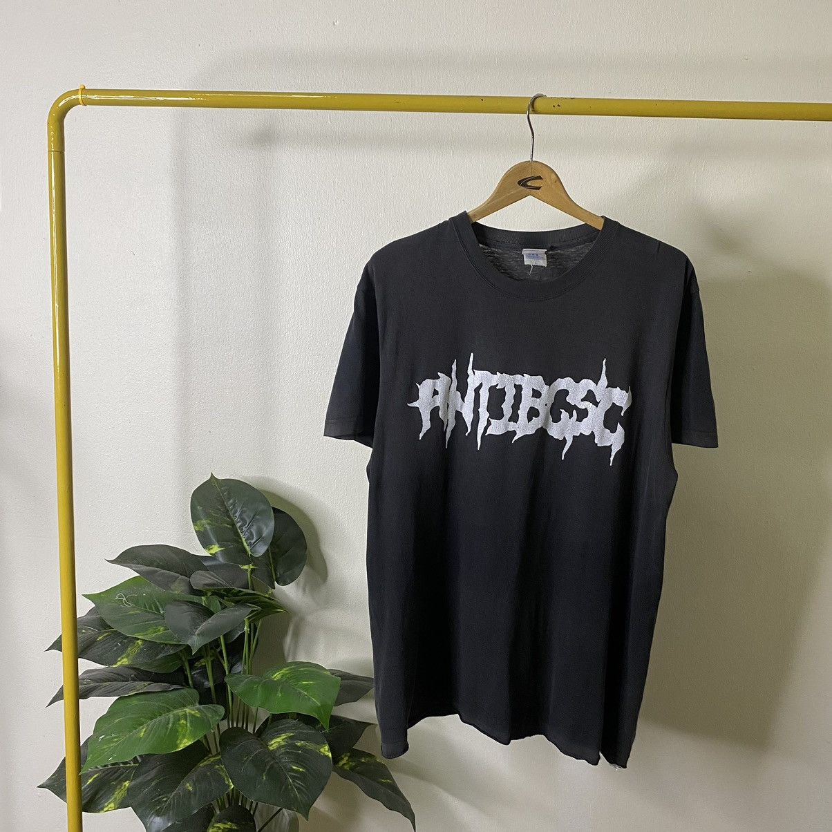 Japanese Brand × Vintage × West Coast Choppers Vintage 2000s Antibcsc Japanese Bikers Brand Faded Black Tee Size US L / EU 52-54 / 3 - 1 Thumbnail