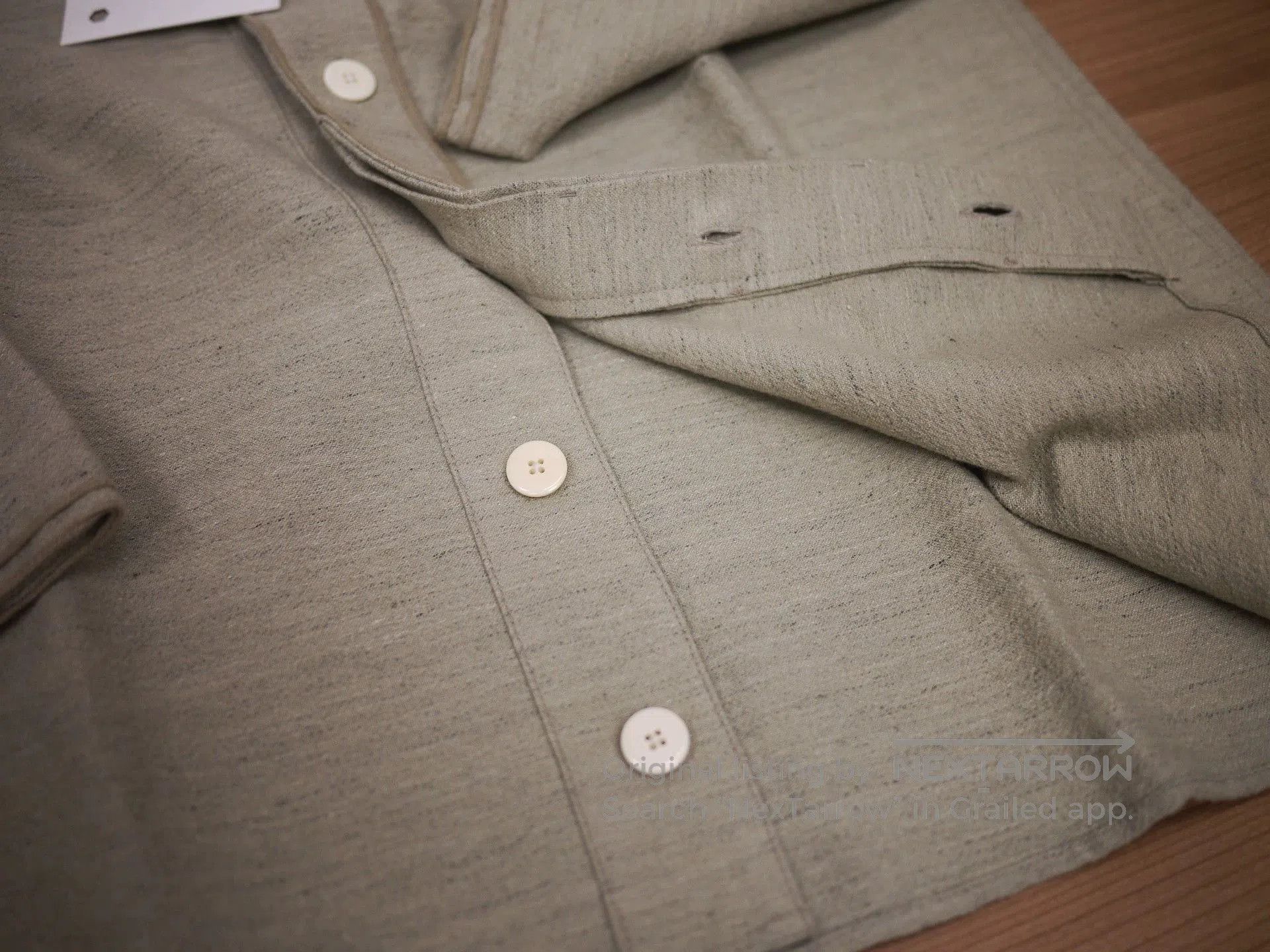 Visvim Gray Long Sleeve Button-Up Shirt Size M. Size US M / EU 48-50 / 2 - 6 Thumbnail