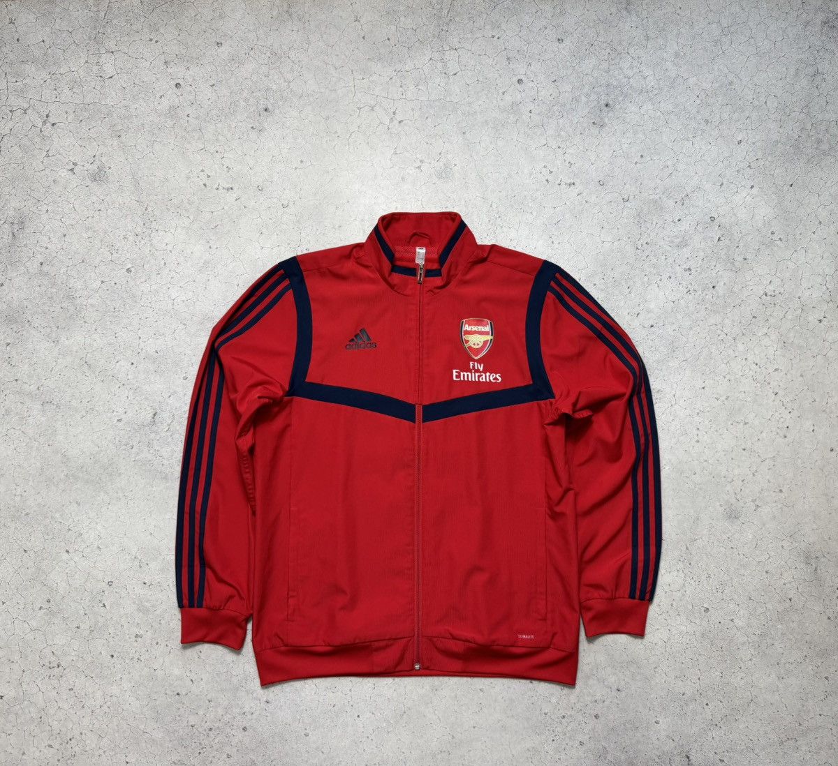 Adidas Adidas FC Arsenal Full Zip Nylon Jacket Football Size L Size US L / EU 52-54 / 3 - 1 Thumbnail