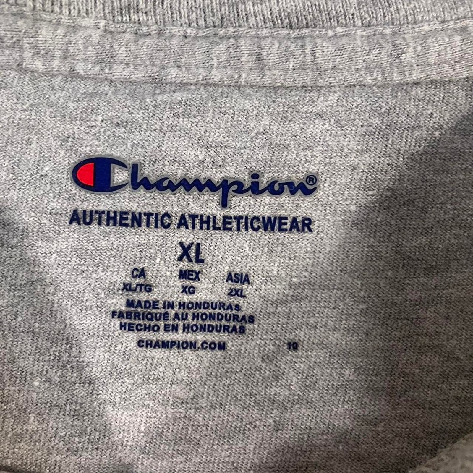 Champion Champion Grey Camouflage Box Logo T-shirt Size US XL / EU 56 / 4 - 3 Thumbnail