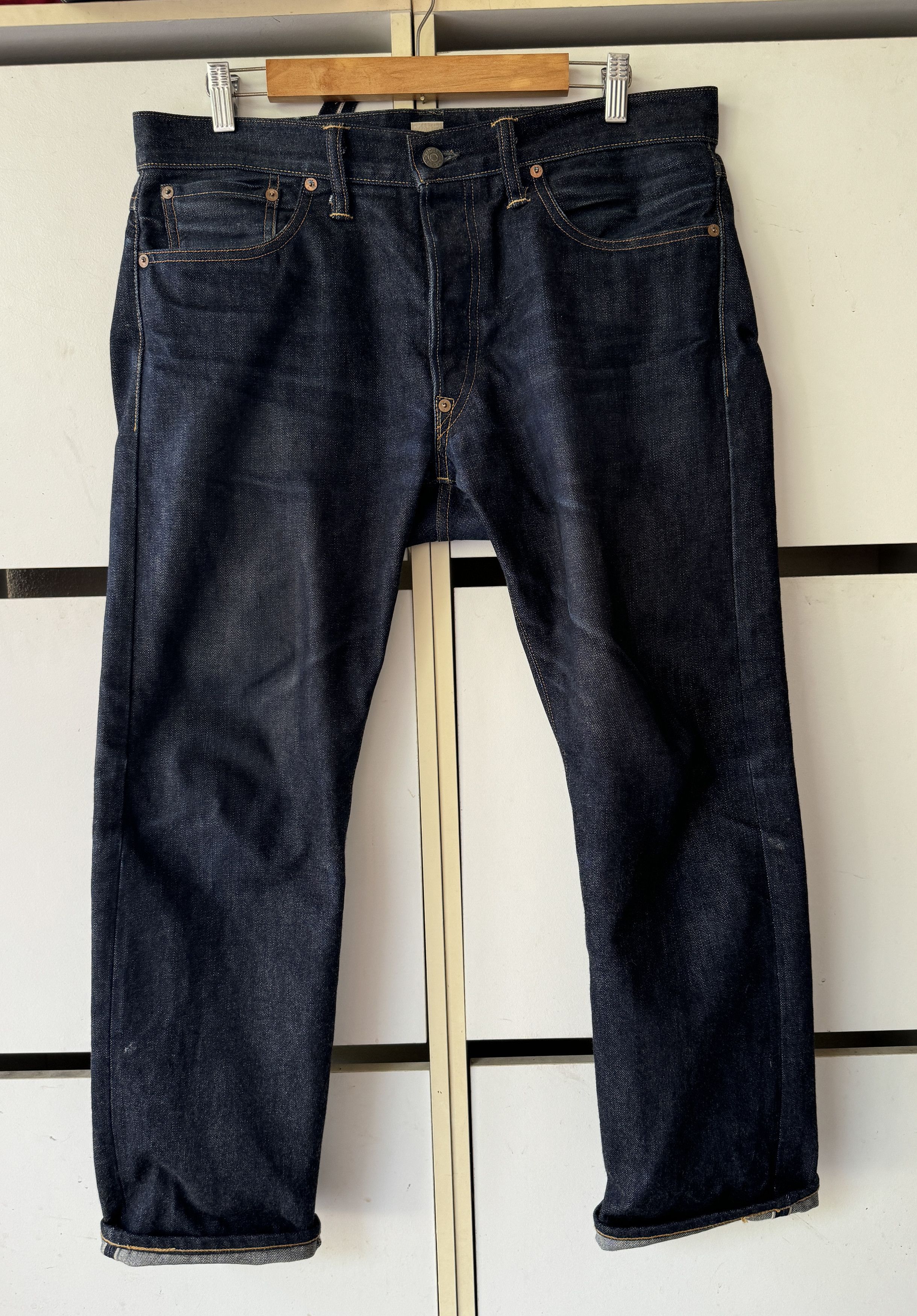 RRL Ralph Lauren RRL DOUBLE RL TYPE 21 SELVEDGE JEANS Size US 33 - 1 Thumbnail