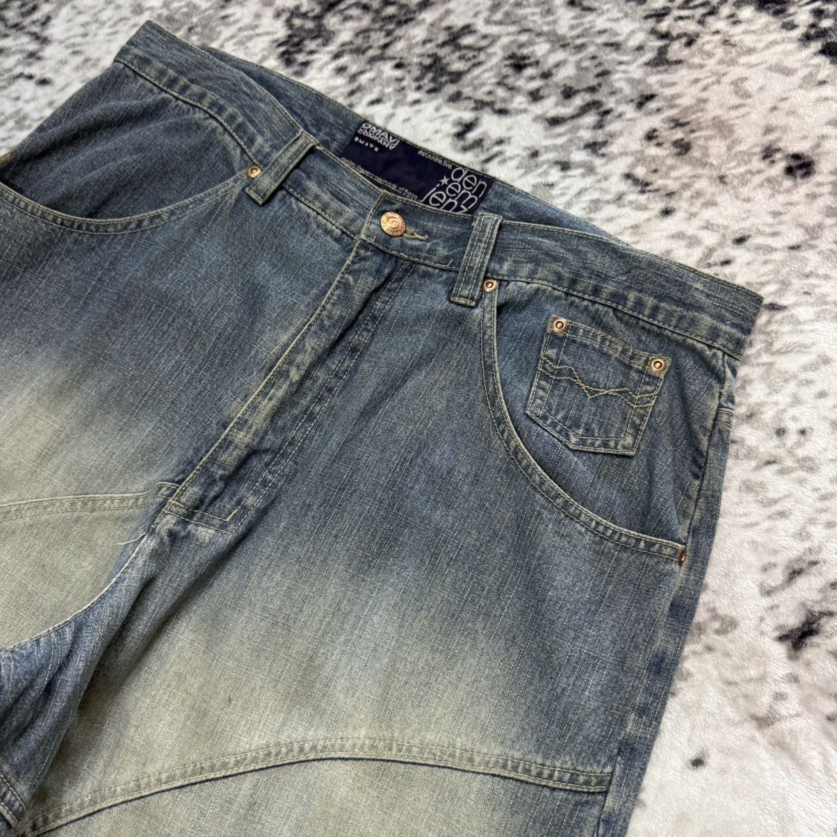 JNCO Y2K Vintage Den Em Jenz Crazy Paneled Baggy Jeans Size US 36 / EU 52 - 11 Thumbnail