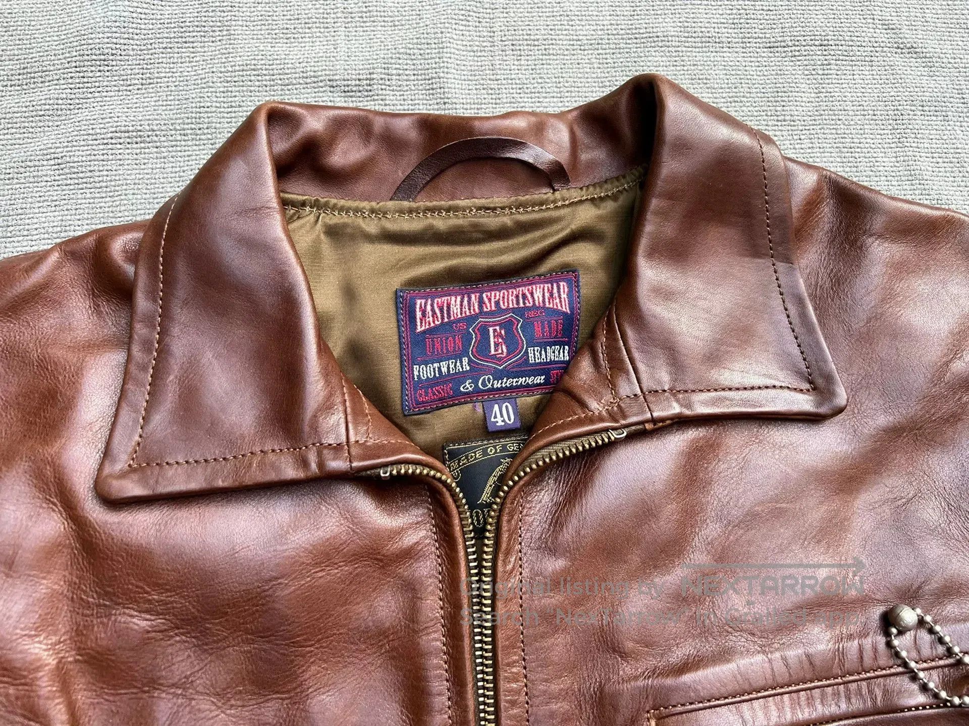 Eastman Leather Clothing Eastman Leather Horsehide Brown Jacket. Size US XXS / EU 40 - 2 Thumbnail