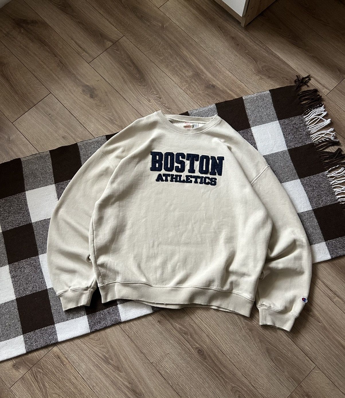Champion × Vintage Vintage Boston Athletic Champion Big logo Sweatshirt mens Size US L / EU 52-54 / 3 - 1 Thumbnail