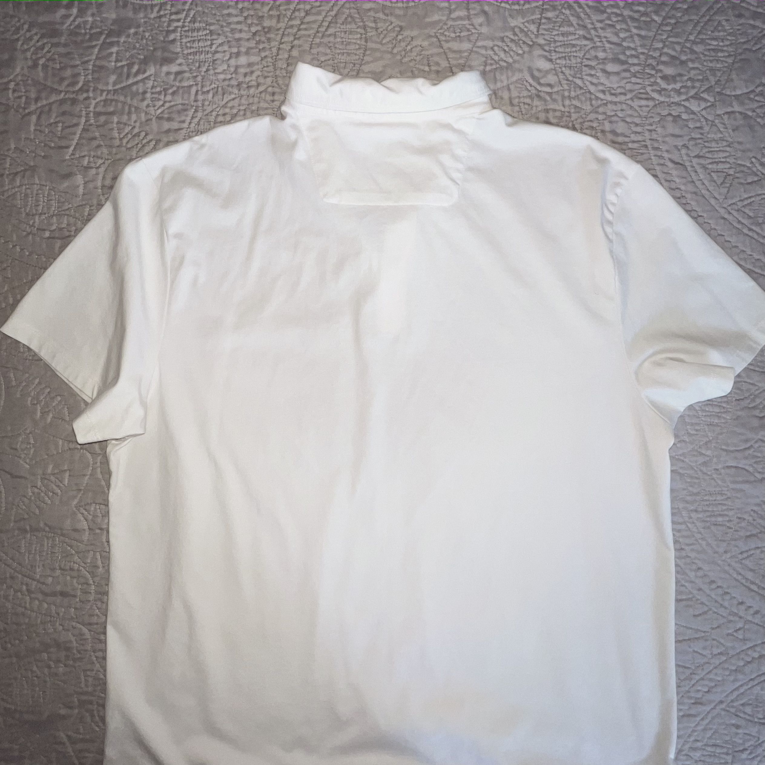 Calvin Klein Calvin Klein Cream/Tan Colorblock Short Sleeve Polo - XXL Size US XXL / EU 58 / 5 - 5 Thumbnail