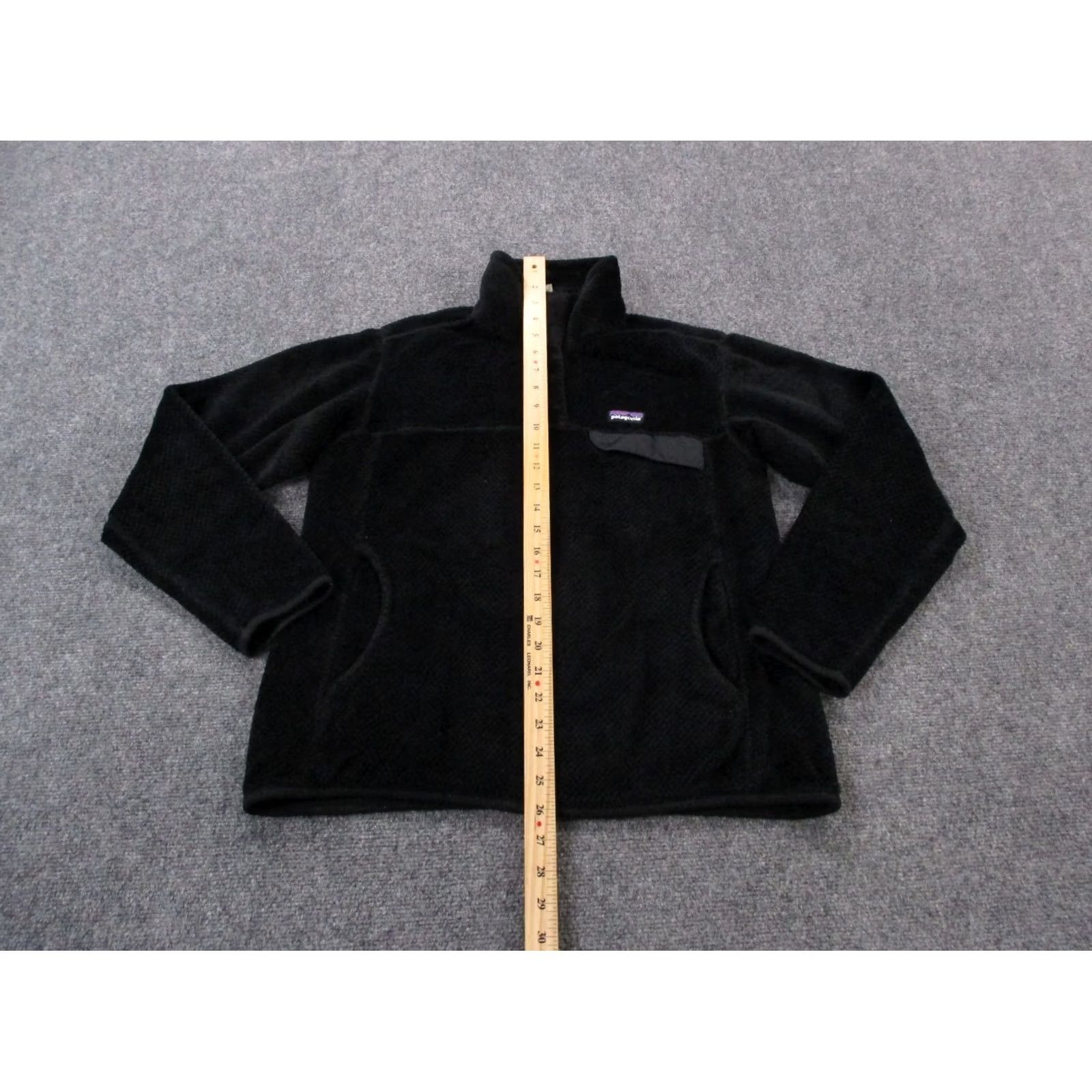 Patagonia Patagonia Jacket Womens M Black Snap Fleece Outdoor Casual Windproof Pockets Thermal Regular Size M / US 6-8 / IT 42-44 - 3 Thumbnail