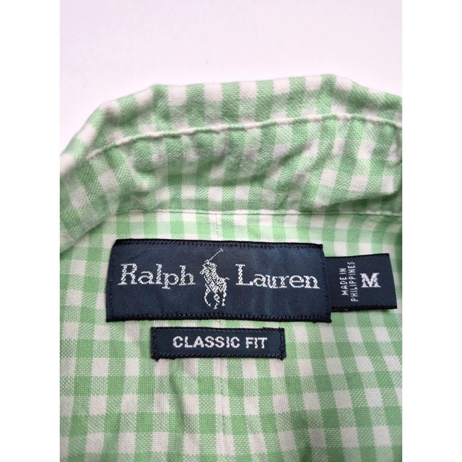 Ralph Lauren Ralph Lauren Shirt Mens M Green Check Classic Fit Button Down L/S Pony Embroidered Polo Logo Casual Shirt Experimental: None? Size US M / EU 48-50 / 2 - 4 Thumbnail