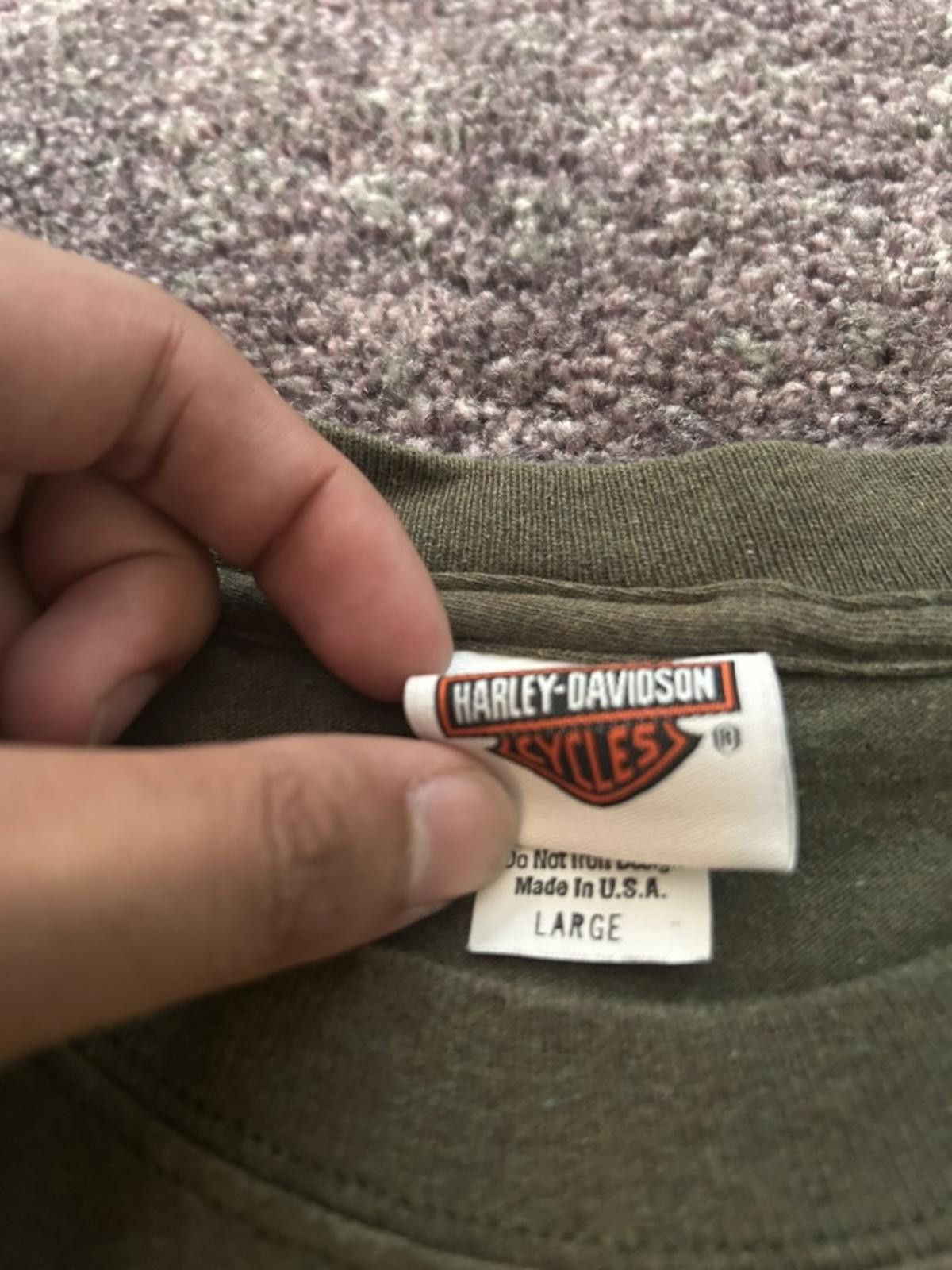 Harley Davidson Vintage Harley-Davidson Flame Long Sleeve – Mississauga Size US L / EU 52-54 / 3 - 4 Thumbnail