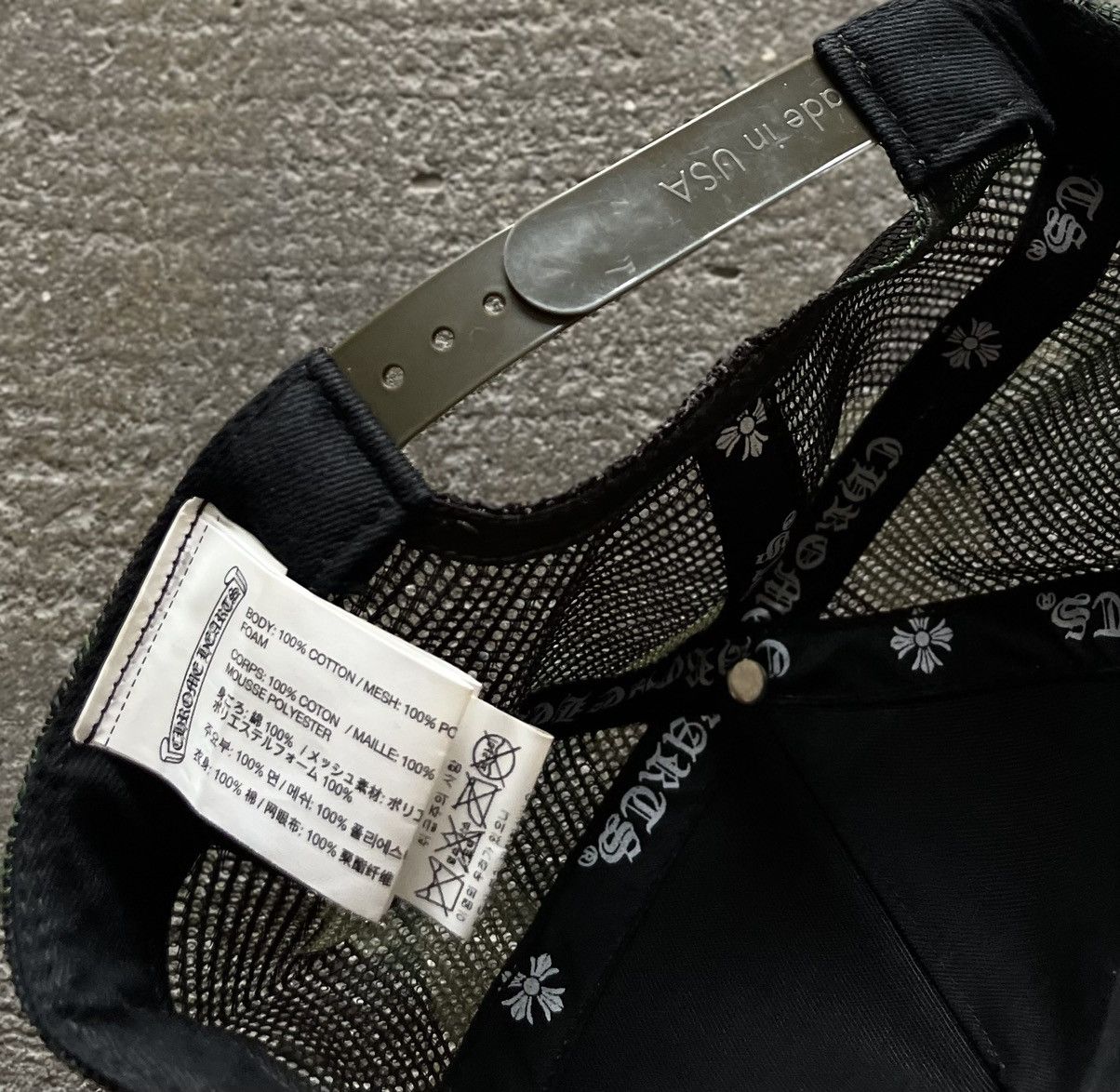 Chrome Hearts Chrome Hearts - “FUCK” - Camou Trucker Hat Size ONE SIZE - 7 Thumbnail