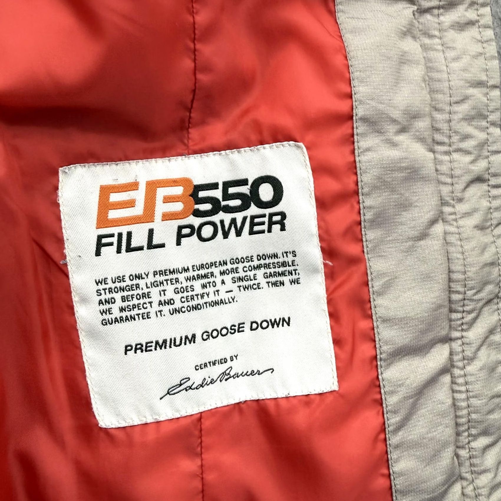 Eddie Bauer Eddie Bauer Vest Womens Medium Beige Down Quilted Puffer Yukon EB550 Full Zip Vest Size M / US 6-8 / IT 42-44 - 5 Thumbnail