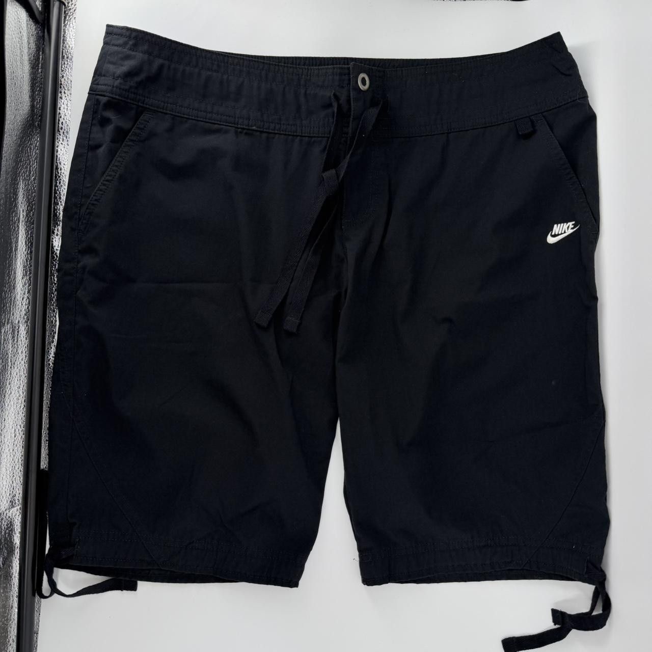 Nike Nike Y2K Black Parachute Shorts Utility Gorpcore Cinch Hem L Size US 34 / EU 50 - 1 Thumbnail