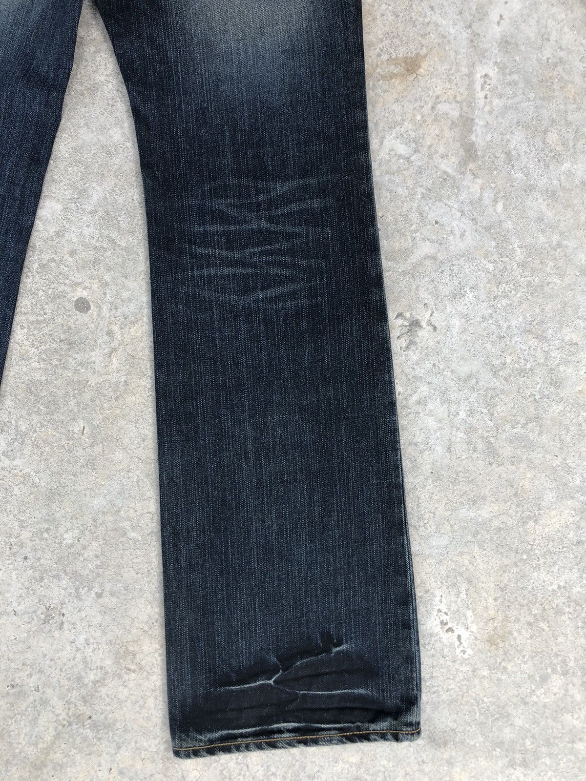 Who Decides War Japanese Purple&Yellow Flared Jeans Distressed Jeans Size US 32 / EU 48 - 12 Thumbnail