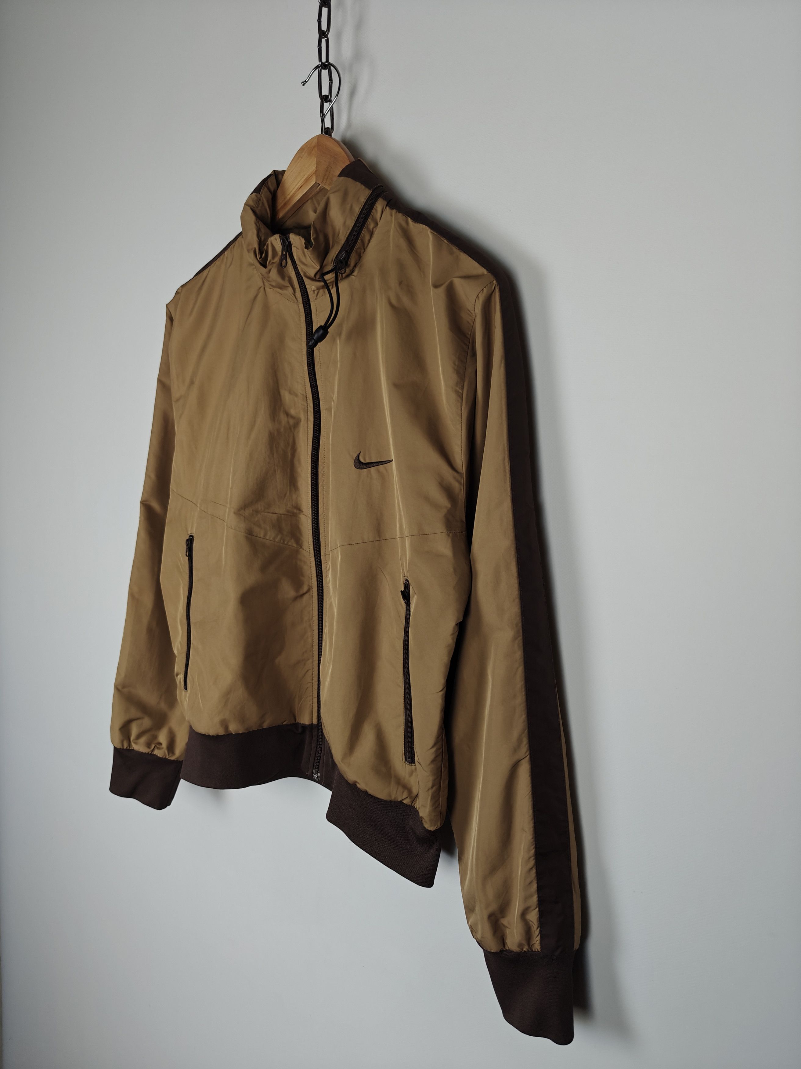 Nike Nike VTG Jacket Zip Hooded Brown size S Size US S / EU 44-46 / 1 - 7 Thumbnail