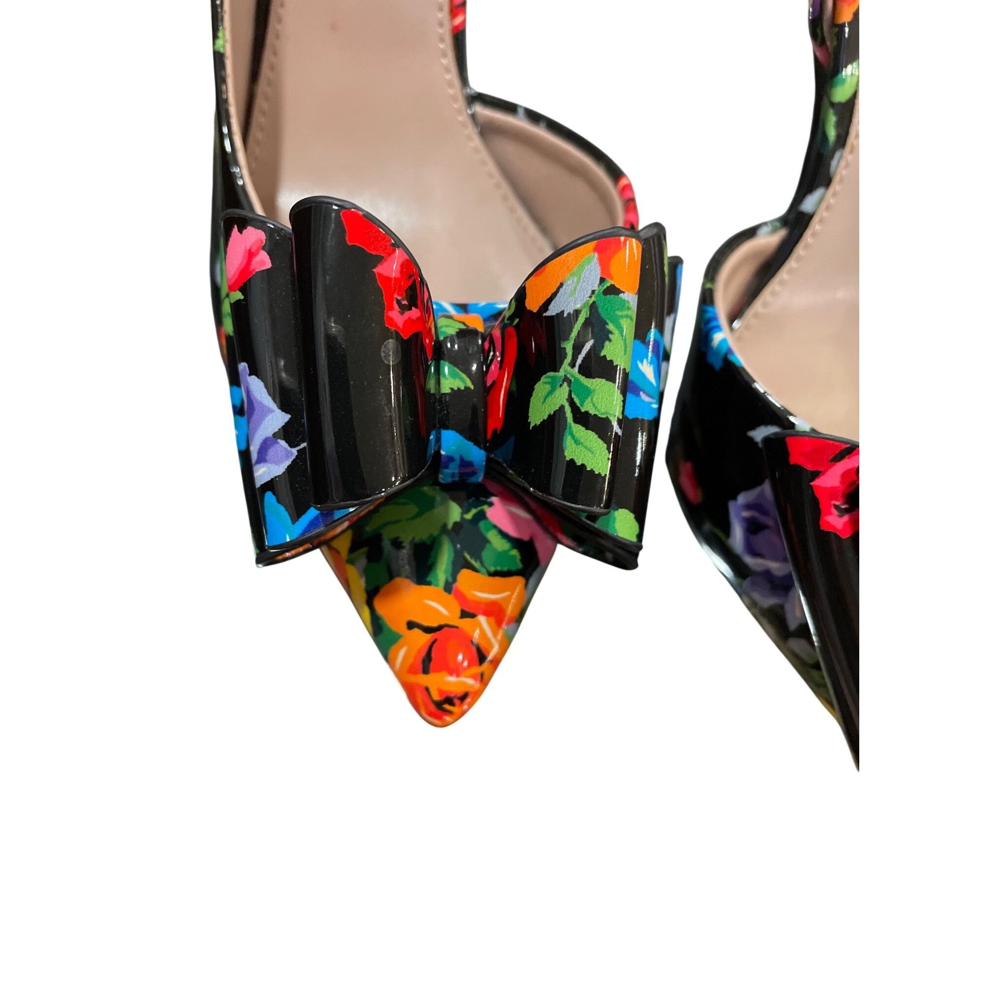 Betsey Johnson Betsey Johnson wms floral faux leather stilleto heels shoes Size US 6.5 / IT 36.5 - 13 Thumbnail