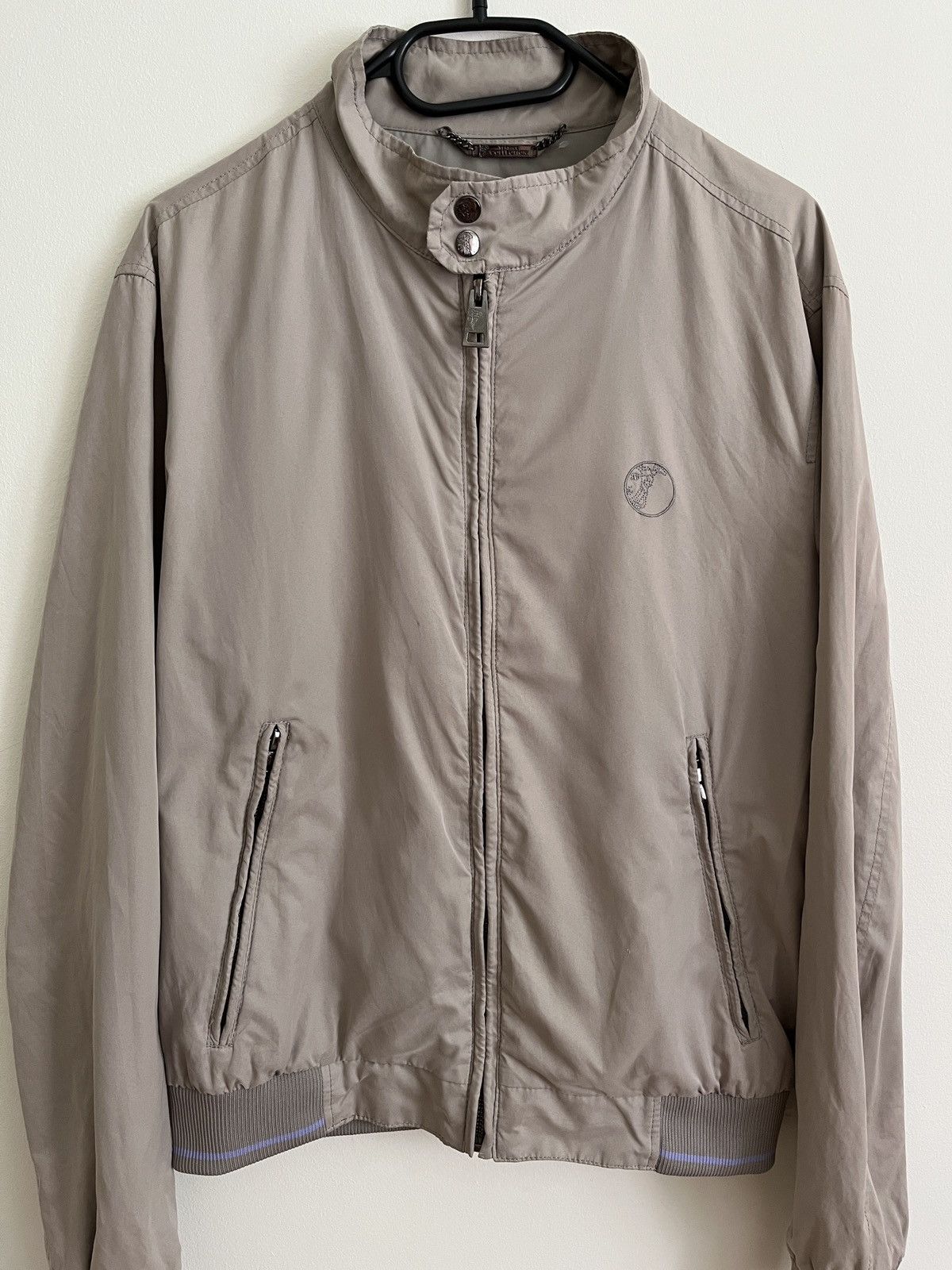 Versace Versace Collection Taupe Bomber Jacket - Size 48 Size M / US 6-8 / IT 42-44 - 3 Thumbnail