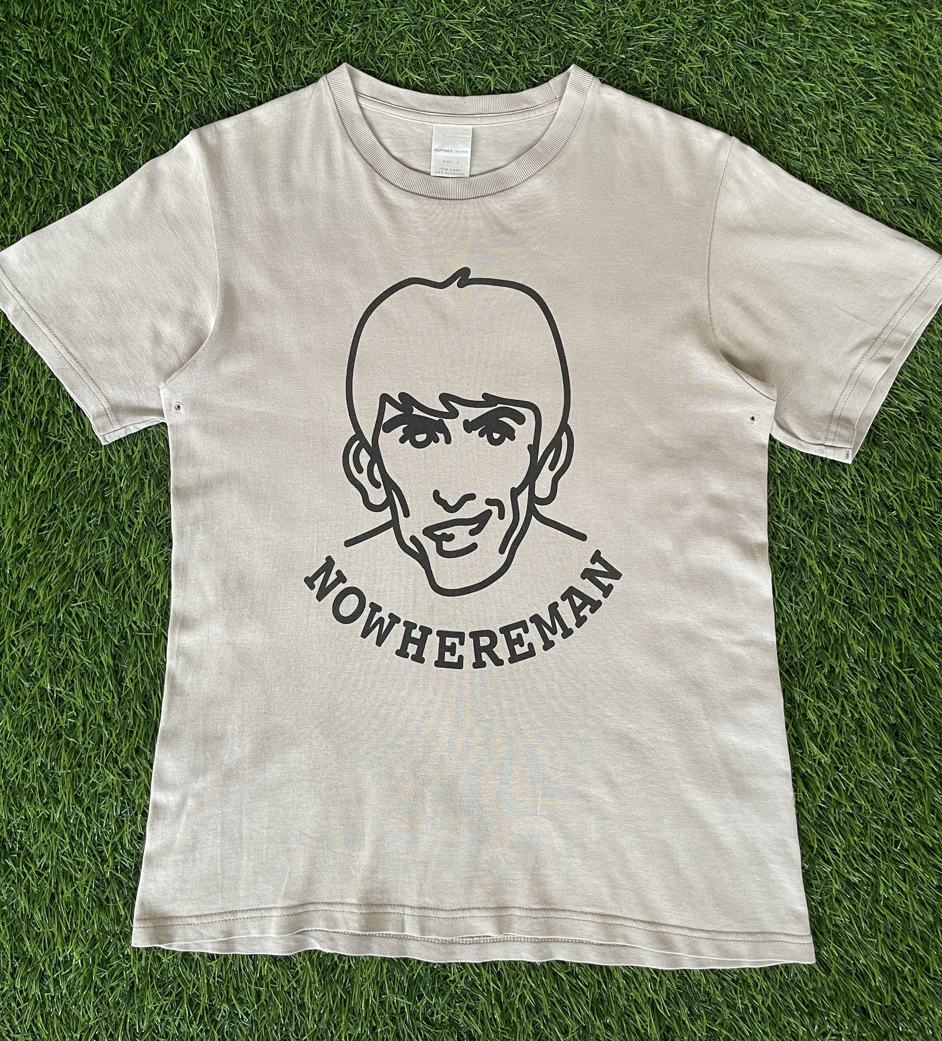 Number (N)ine AW02 Vintage y2k🔥Number(N)ine🔥Nowhere Man Big Face Tshirt Size US S / EU 44-46 / 1 - 12 Thumbnail