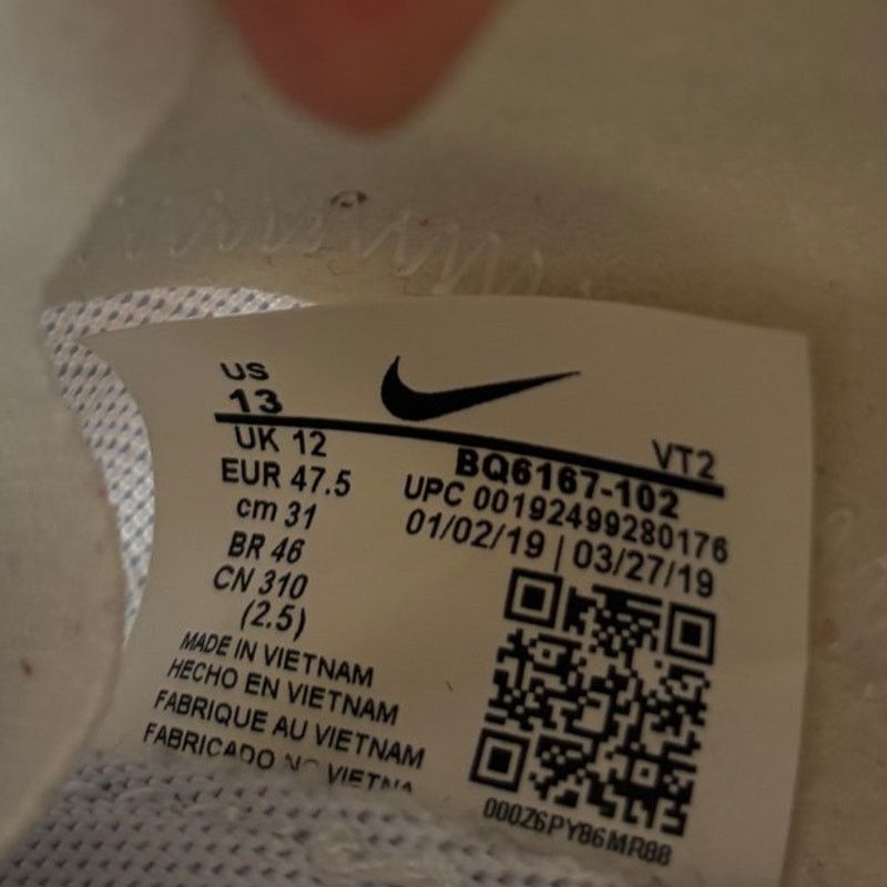 Nike Nike React Element 55 White Red Sneakers Shoes Men's 13 Run Size US 13 / EU 46 - 9 Thumbnail