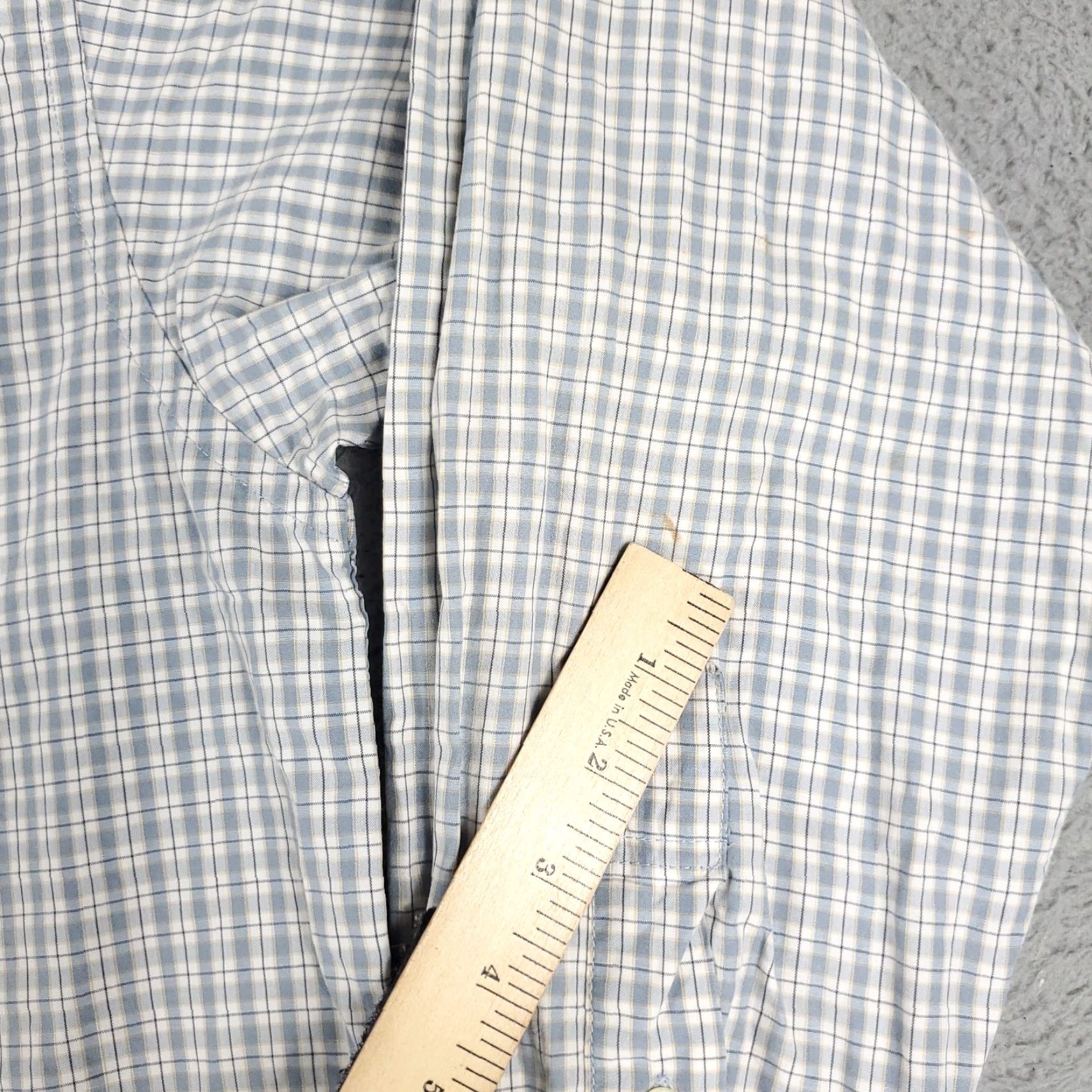 American Eagle Outfitters American Eagle Outfitters Button-Up Shirt Mens XL Gray Plaid Long Sleeve Casual Size US XL / EU 56 / 4 - 3 Thumbnail