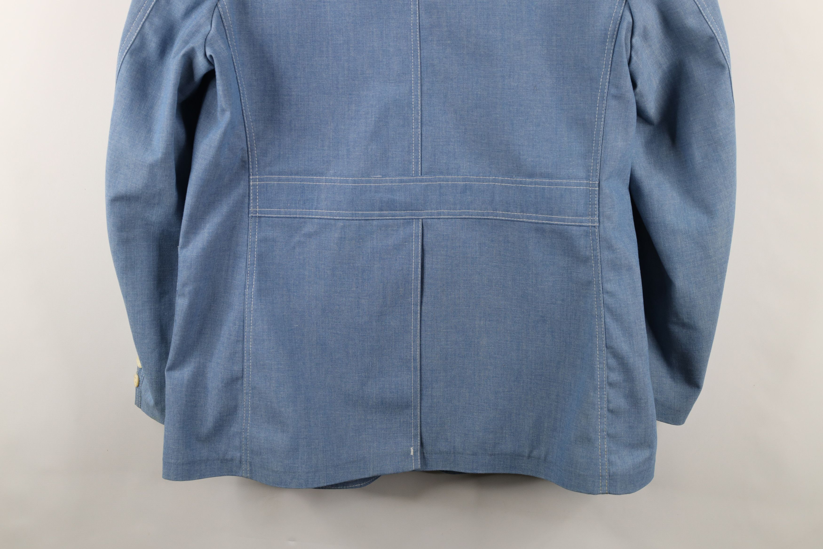 Vintage Vintage 70s Streetwear Denim 2 Button Suit Coat Jacket USA Size US L / EU 52-54 / 3 - 14 Thumbnail