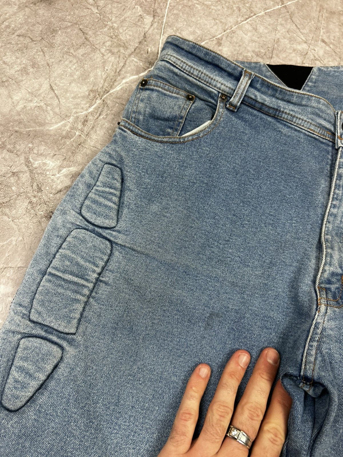 Drake Vintage Pro Motorcycle Denim Jeans Drake Size US 38 / EU 54 - 7 Thumbnail