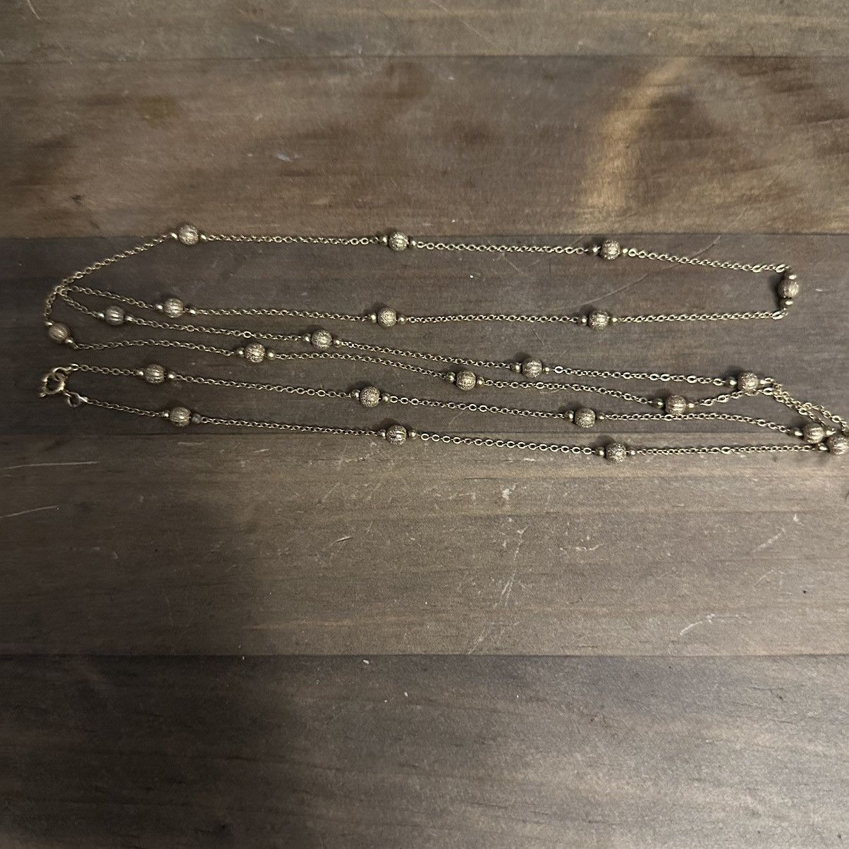Vintage Vintage long ball chain necklace Size ONE SIZE - 4 Thumbnail