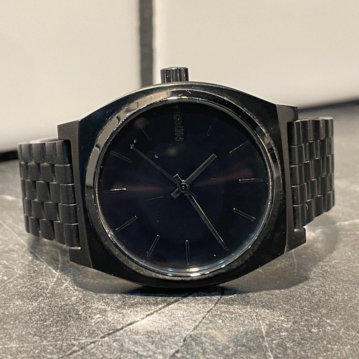Nixon Nixon The Time Teller All Black Minimal Watch New Battery Grailed