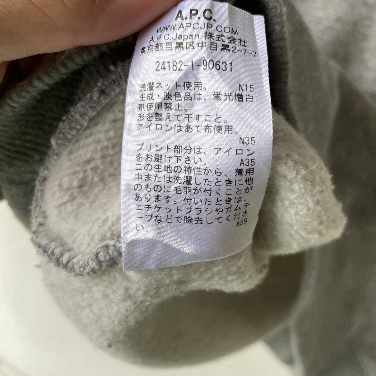 A.P.C. A.P.C crewneck Size US S / EU 44-46 / 1 - 6 Thumbnail