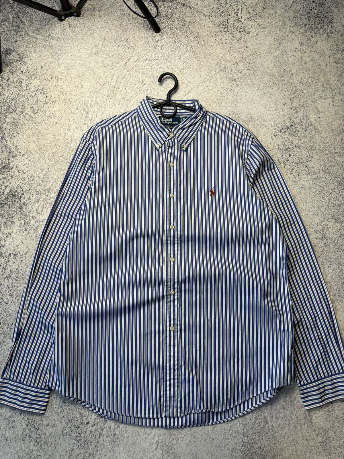 Polo Ralph Lauren Vintage POLO RALPH LAUREN Button Up Shirt rare 90s Size US XL / EU 56 / 4 - 8 Thumbnail