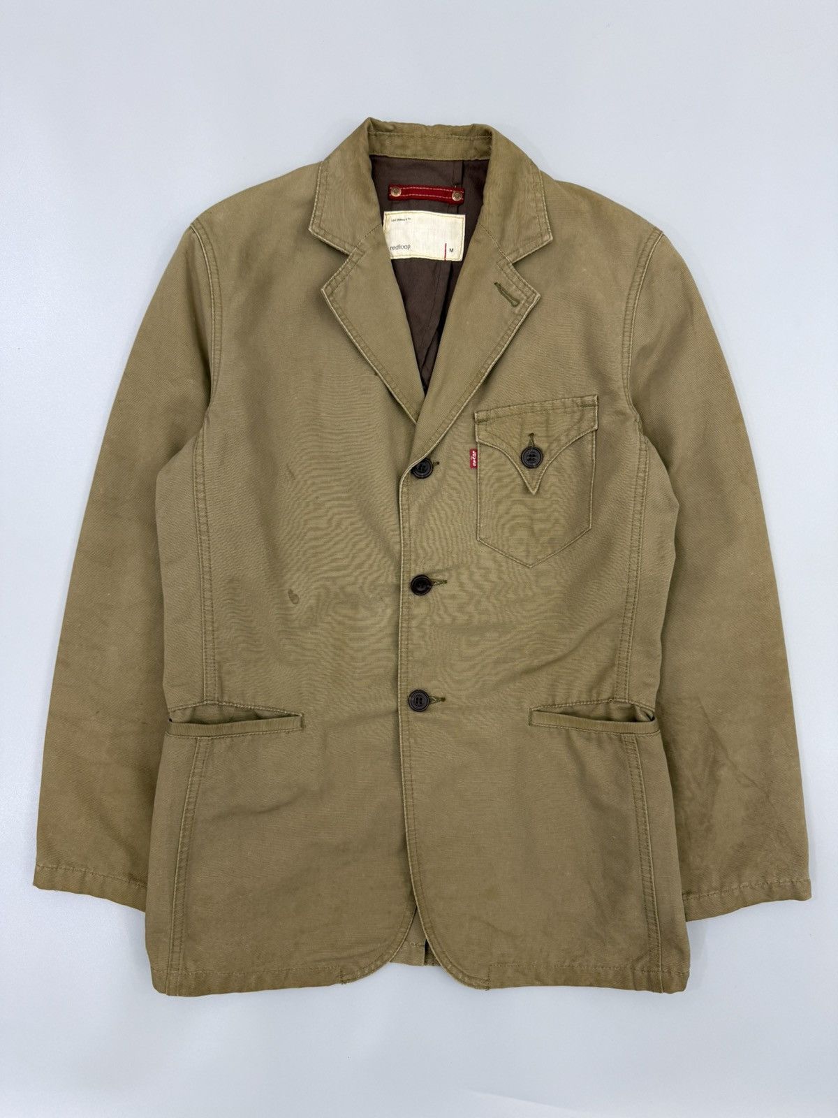 Levi's Vintage 2000s Levis Redloop Iconic Arc Pocket Duck Cotton Size US M / EU 48-50 / 2 - 1 Thumbnail