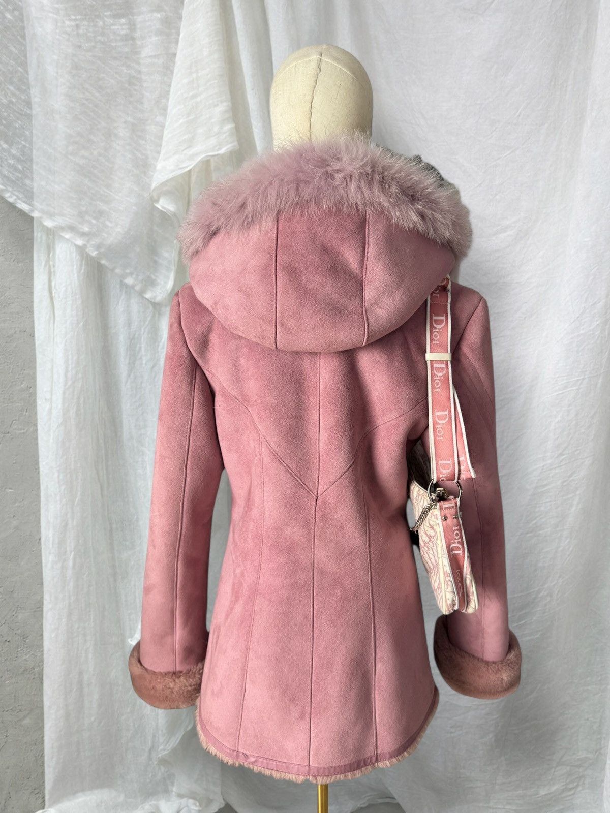 Hysteric Glamour Y2K Romantic Vintage Real Fur Details Shearling Coat Size S / US 4 / IT 40 - 8 Thumbnail