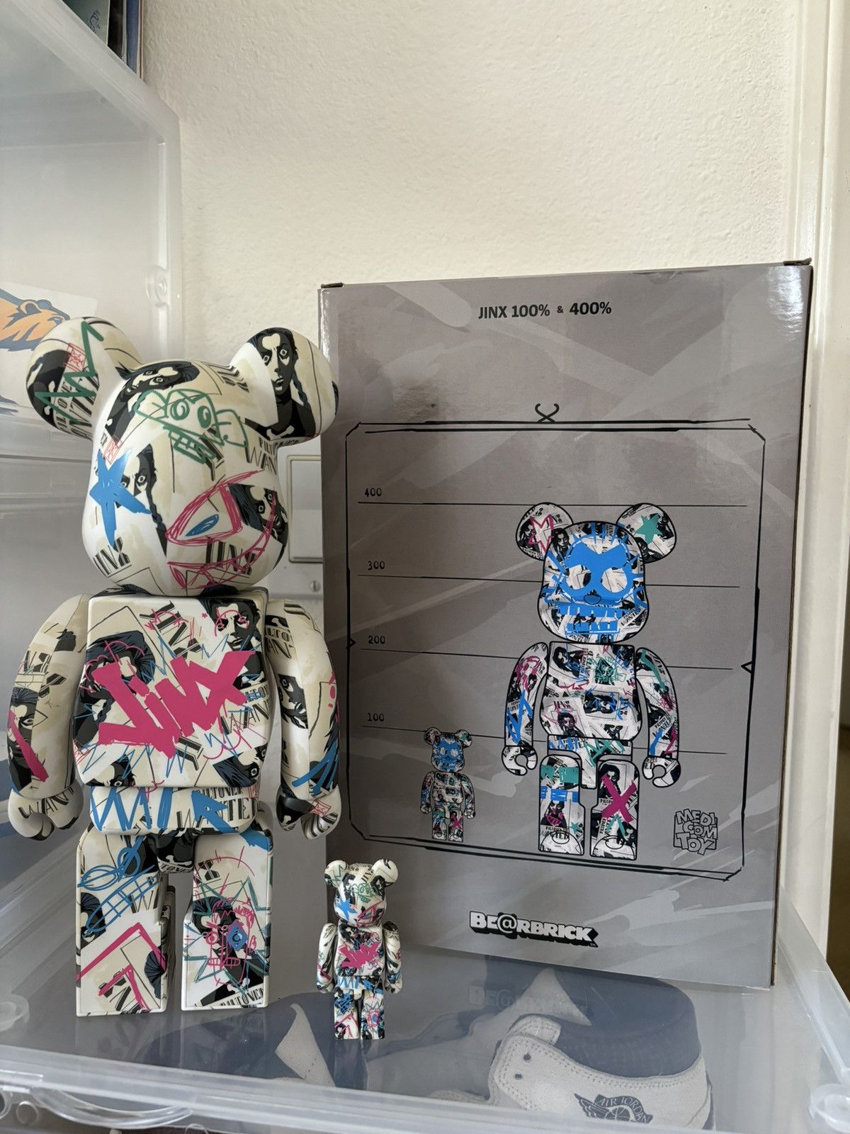 Medicom Toy Arcane League of Legends Medicom Bearbrick 400% & 100% Size ONE SIZE - 3 Thumbnail