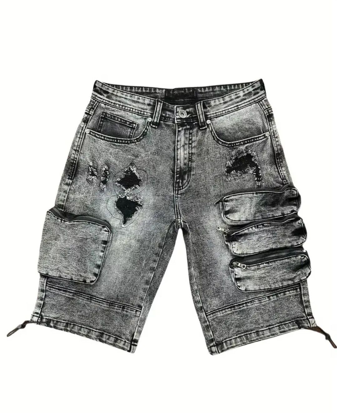 Japanese Brand Drawstring Leg Space Acidic Jorts Street Life | Grailed