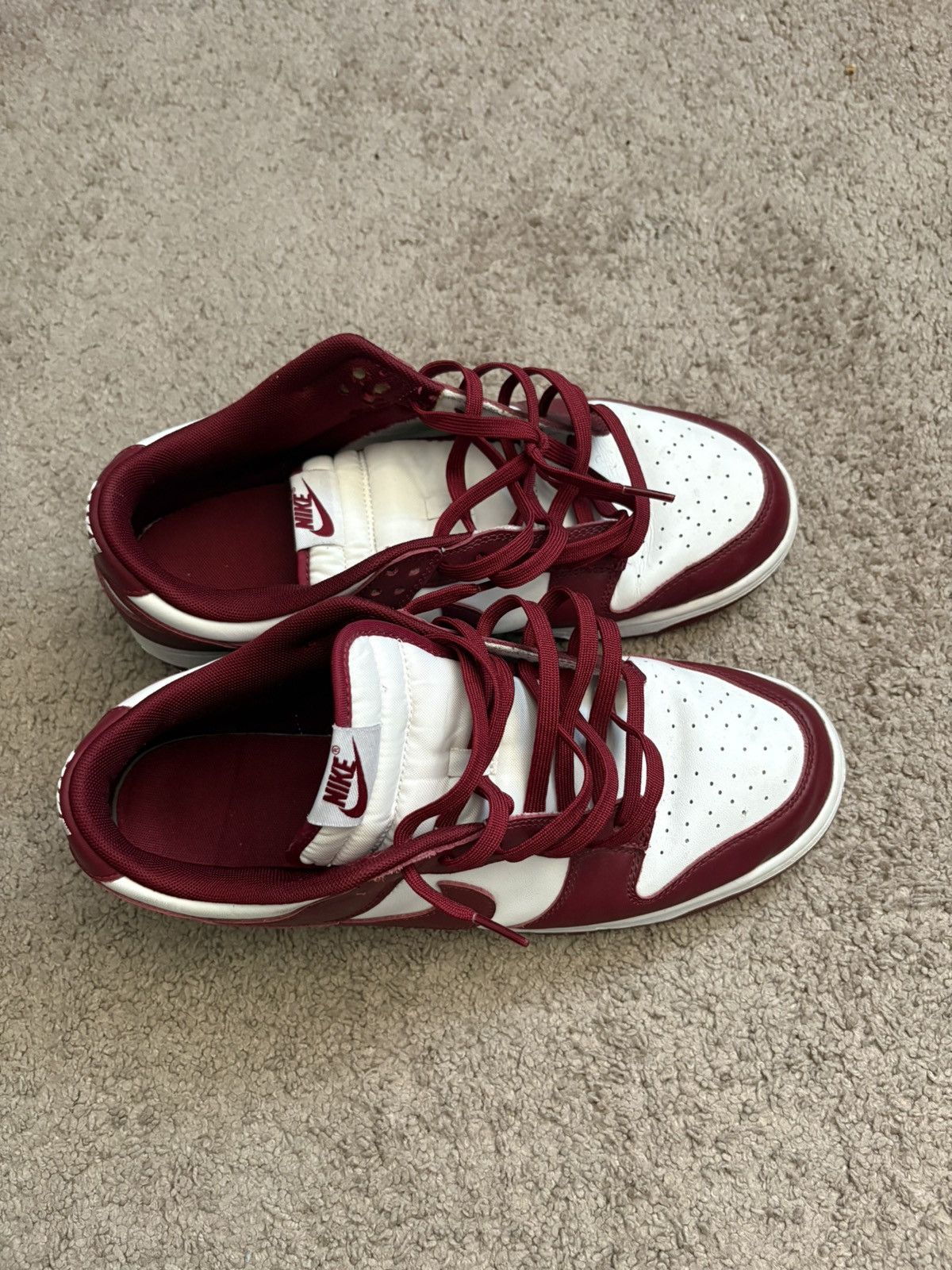 Nike Nike Team Red Dunks Size US 11 / EU 44 - 6 Thumbnail